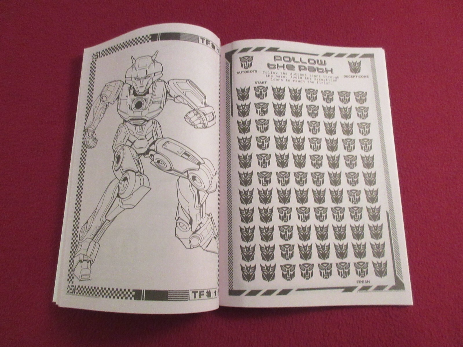 2023 Transformers One Jumbo Coloring & Activity Book – 80 Pages