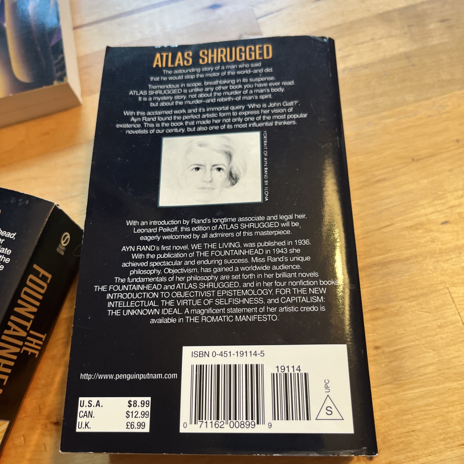 Ayn Rand Lot Of 6 Atlas Shrugged The FountainHead Philosophy Capitalism Signet