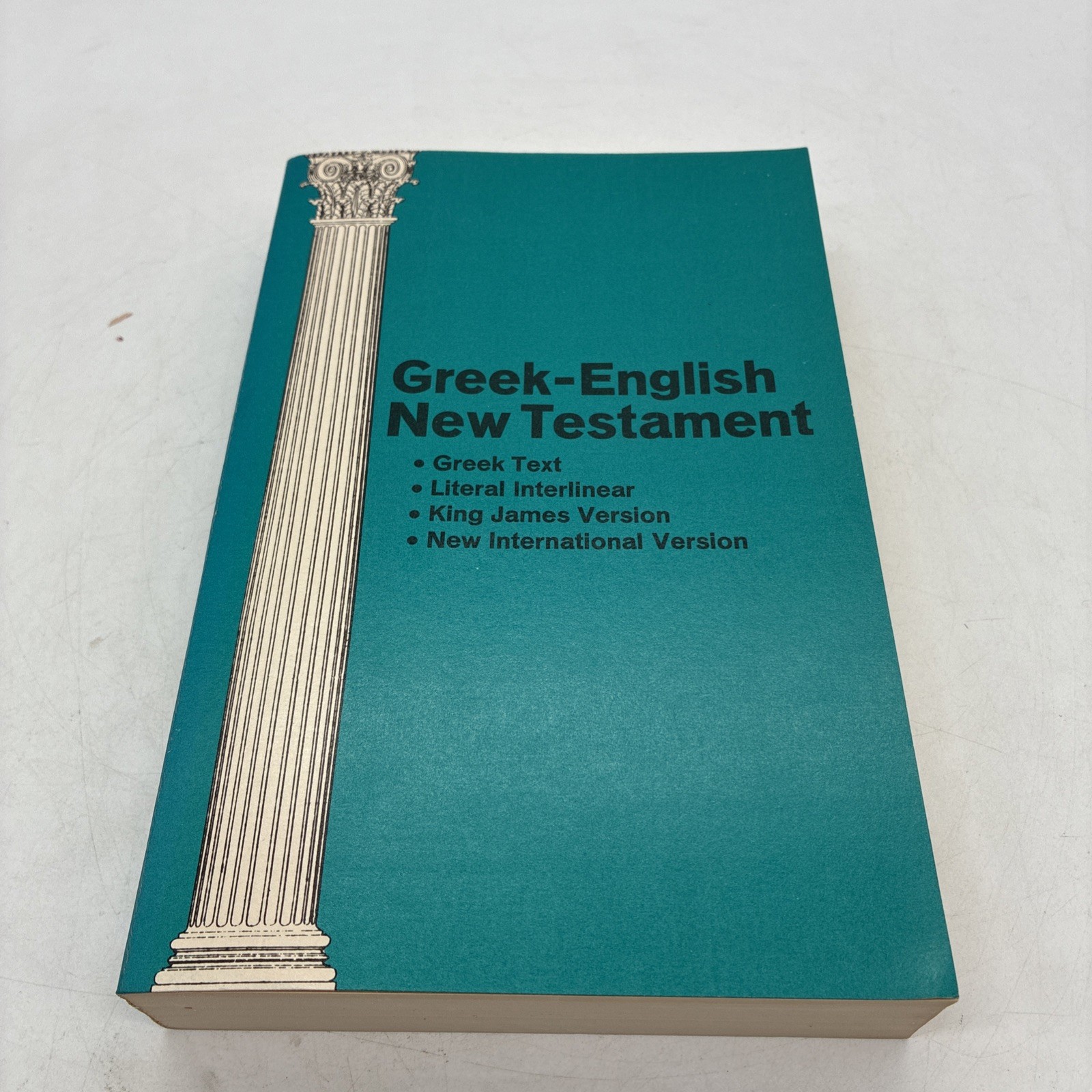 GREEK-ENGLISH NEW TESTAMENT (Greek Text Literal Interlinear KJV NIV) 1976 PB