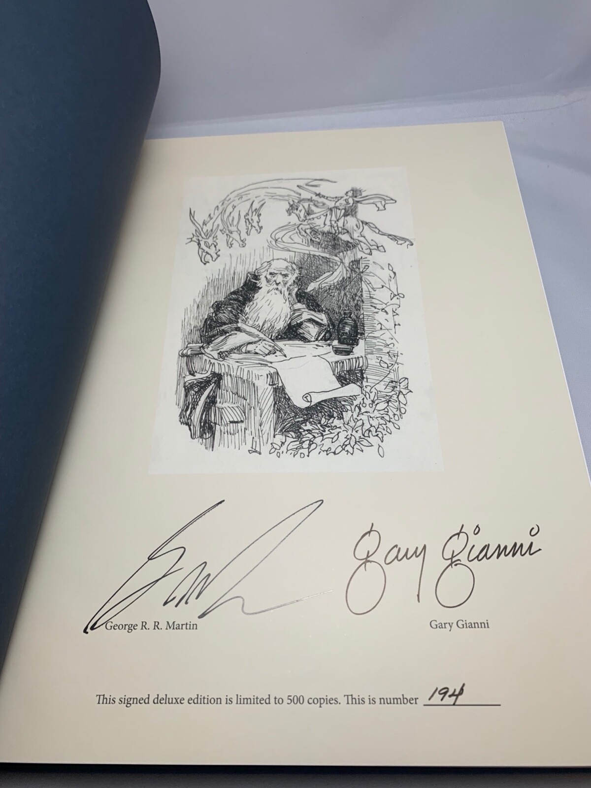 Art of Gary Gianni for George R.R. Martin’s Seven Kingdoms Ltd. #194/500 Flesk
