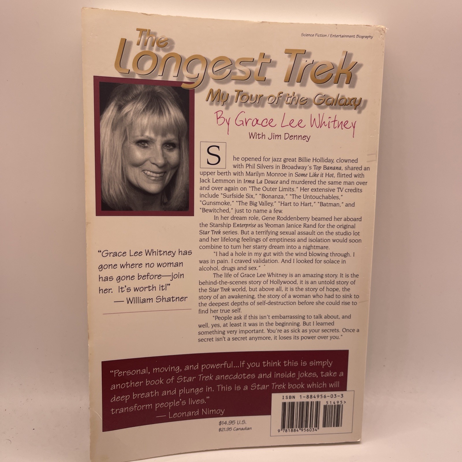 The Longest Trek: My Tour of the Galaxy by Grace Lee Whitney OOP