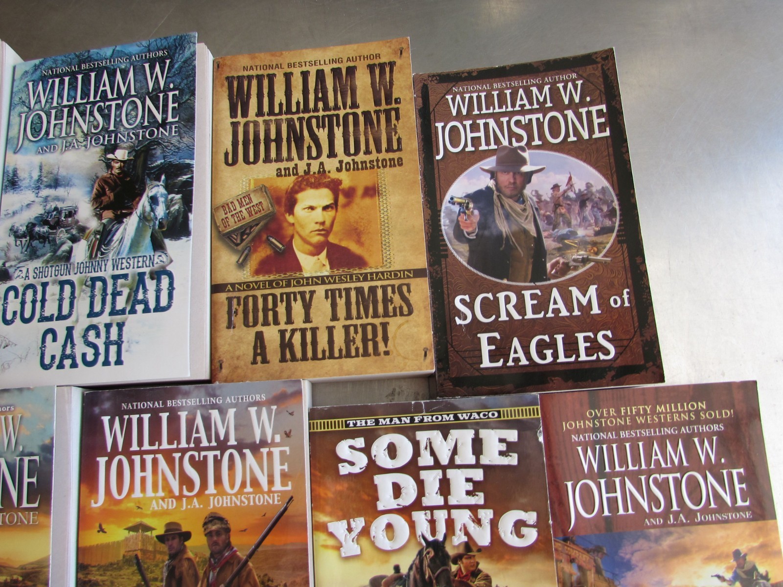 Lot of 14 William W. Johnstone J.A. Johnstone Western Paperback Books 2024 /2025