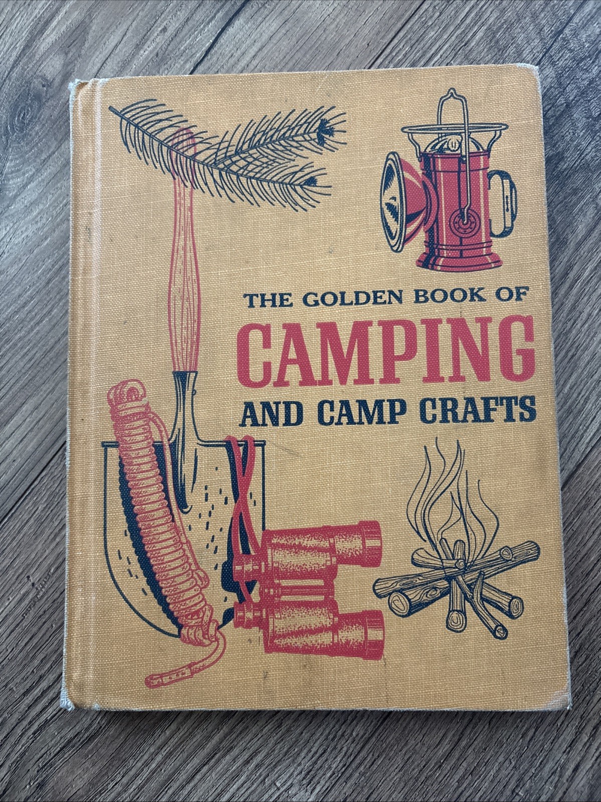 1959 Ex Library The Golden Press Camping and Camp Crafts Gordon Lynn Barth