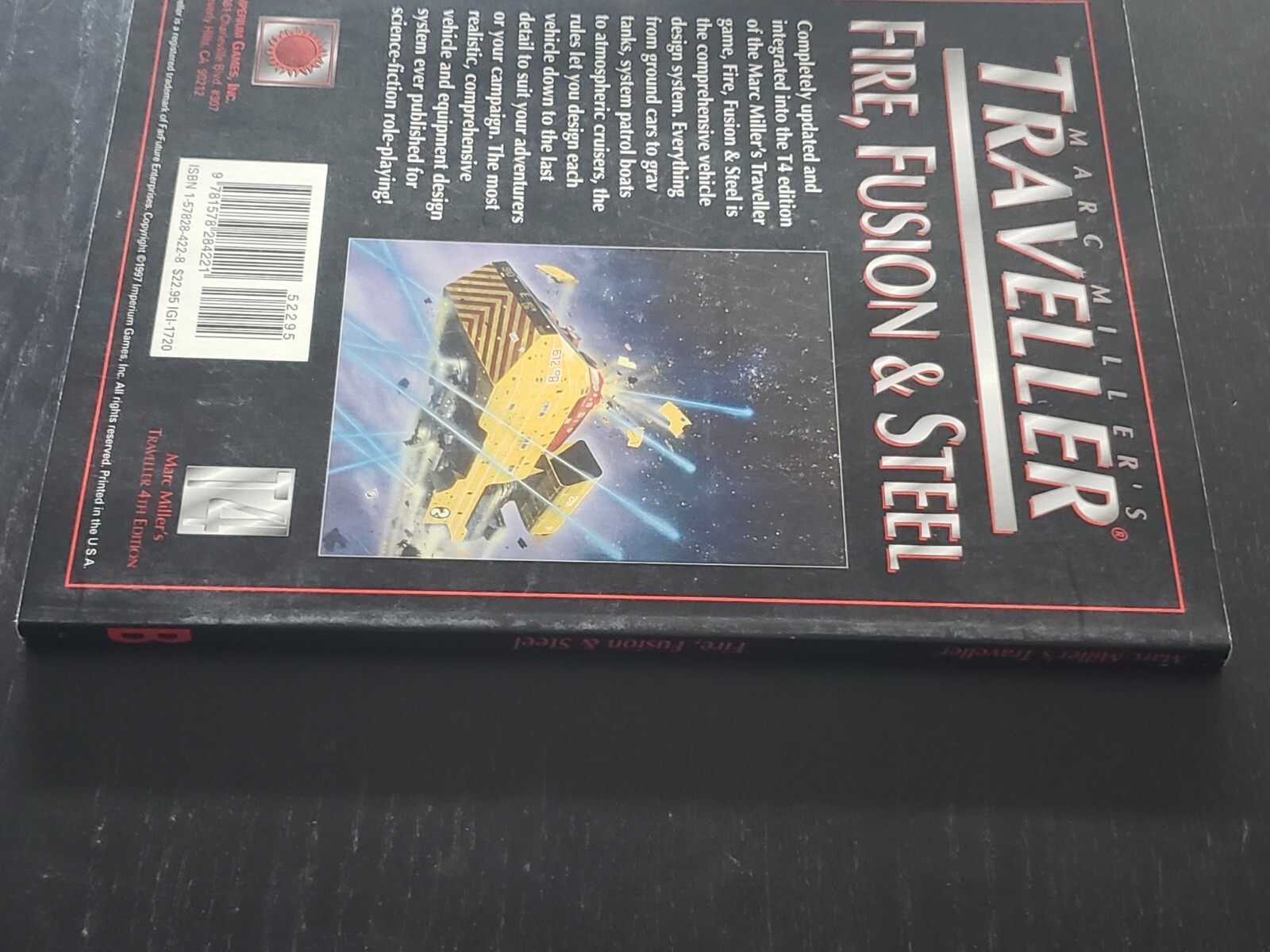 Marc Miller’s Traveller FIRE, FUSION & STEEL 4th Edition Softcover