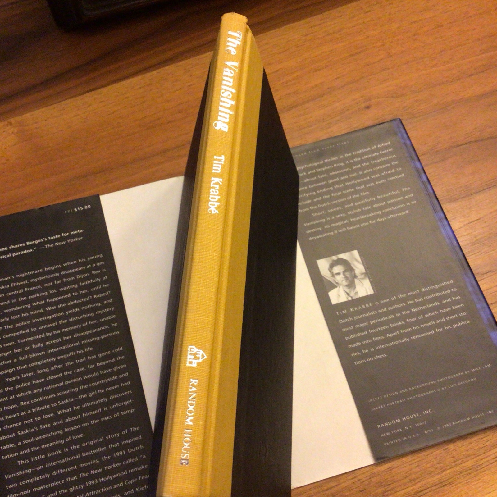The Vanishing A Novel By Tim Krabbe Hardcover Book First US Edition 1993