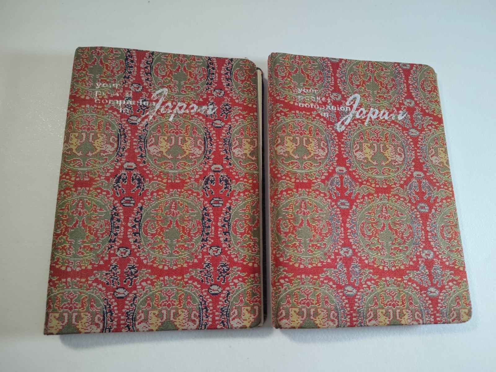 Vintage Japan Travel Bureau Itinerary Books Lot Of 2 With Map Inserts