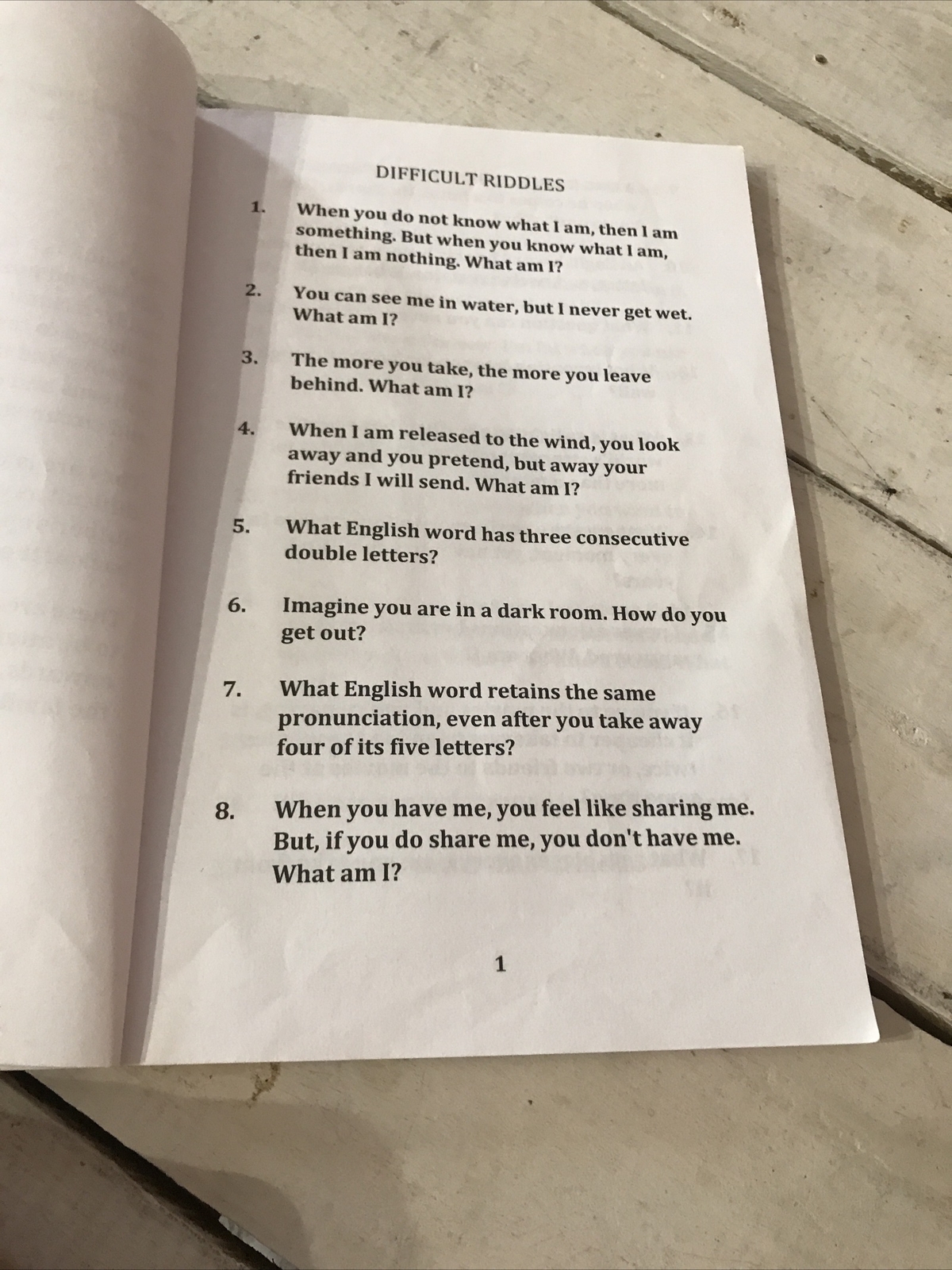 Books for Smart Kids Difficult Riddles for Smart Kids by M. Prefontaine