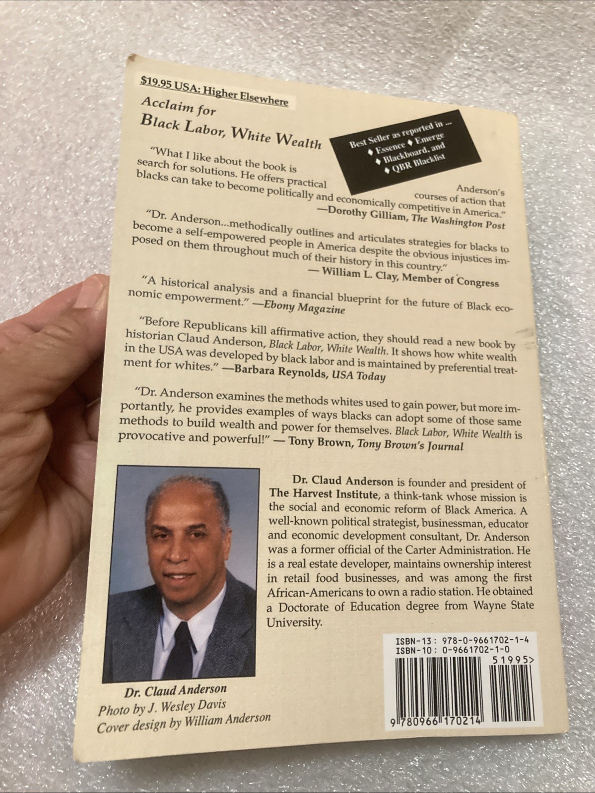 Black Labor, White Wealth : The Search for Power and Economic Justice
