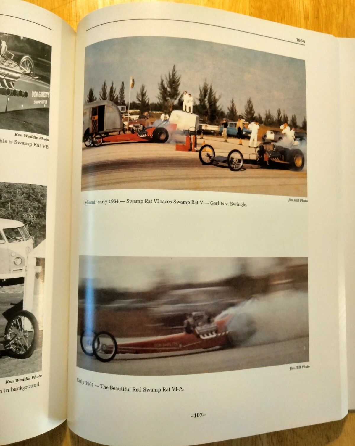 Big Daddy Pictorial Book Son Garlits SIGNED A Career Vol 1 plus bumper sticker
