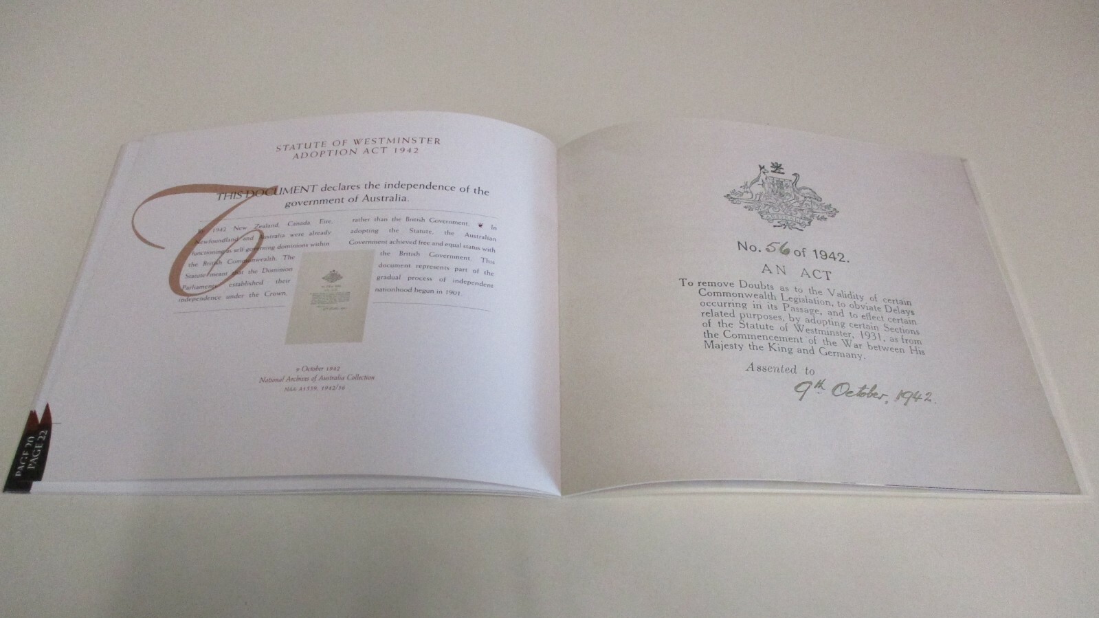 Charters of Our Nation – National Archives of Australia Book – 35 Pages – 2001