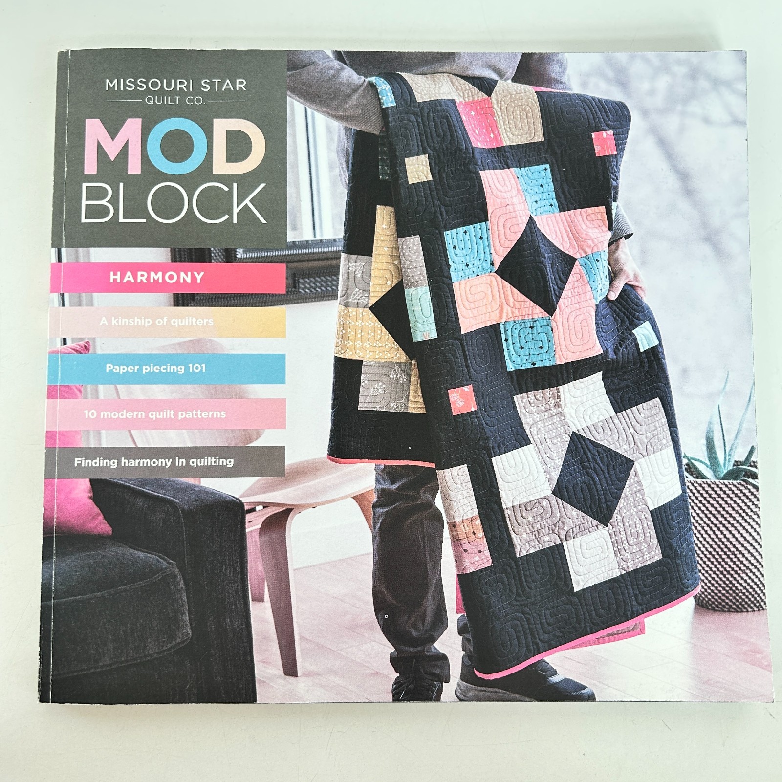 Mod Block by Missouri Star Quilt Co Lot of 3 Vol 1 2 3 Issue 1 Sewing Patterns