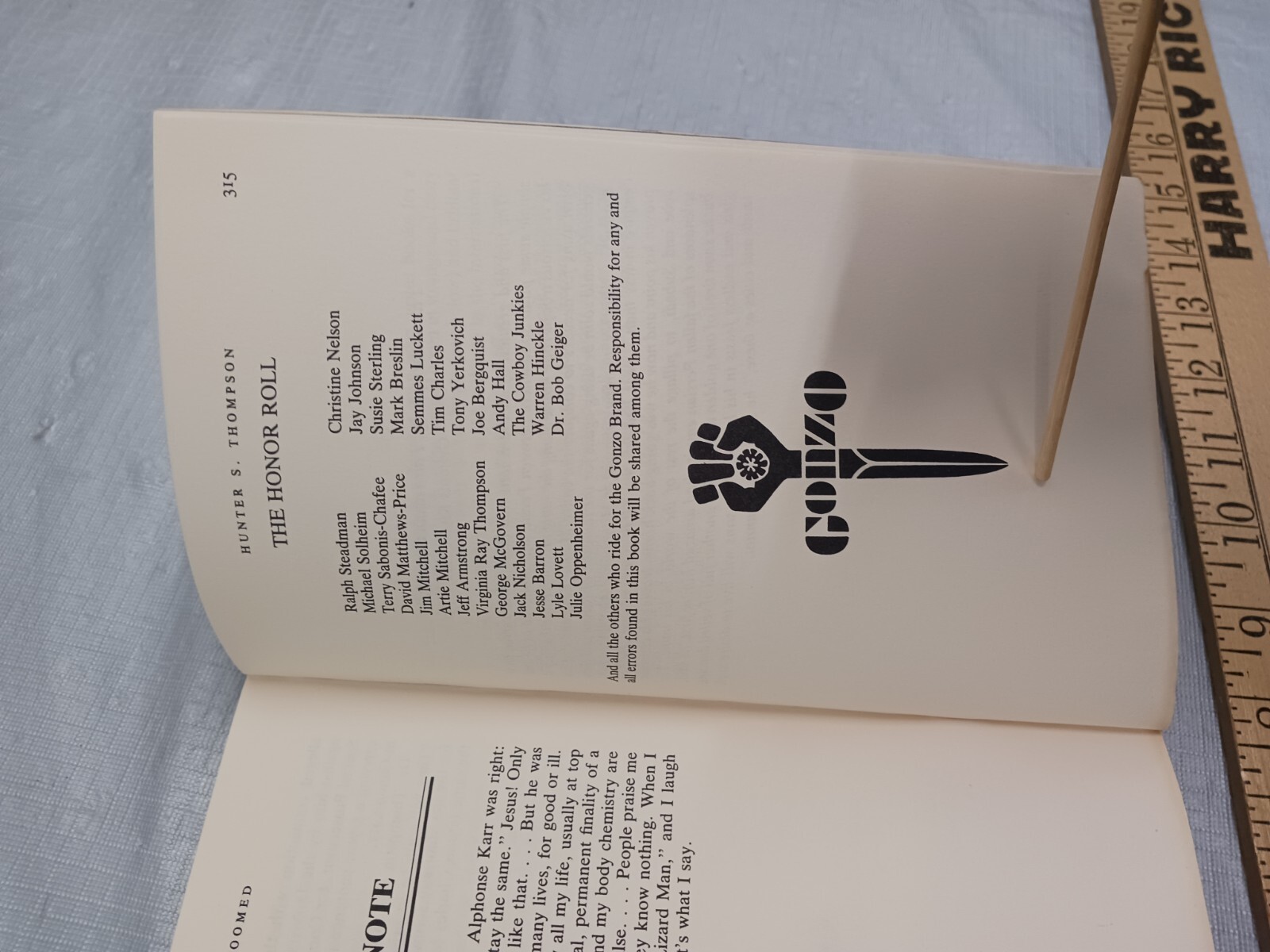 The Doctor Hunter S. Thompson Songs Of The Doomed