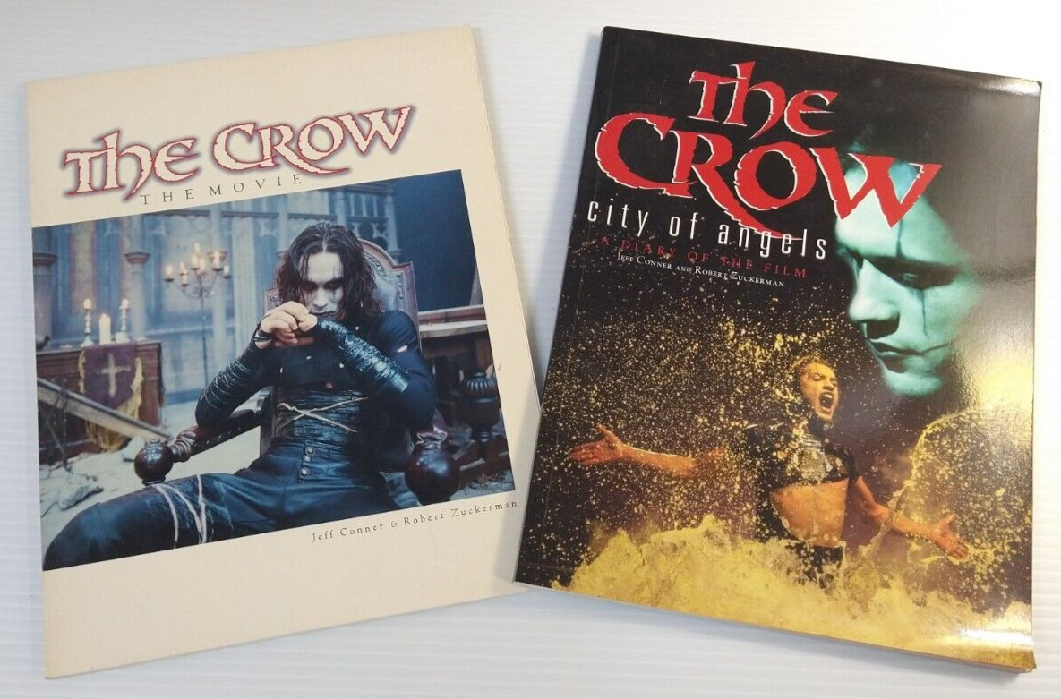 Lot Of 2 Crow: The Movie *BTS Story & Images of BRANDON LEE by Zuckerman RARE