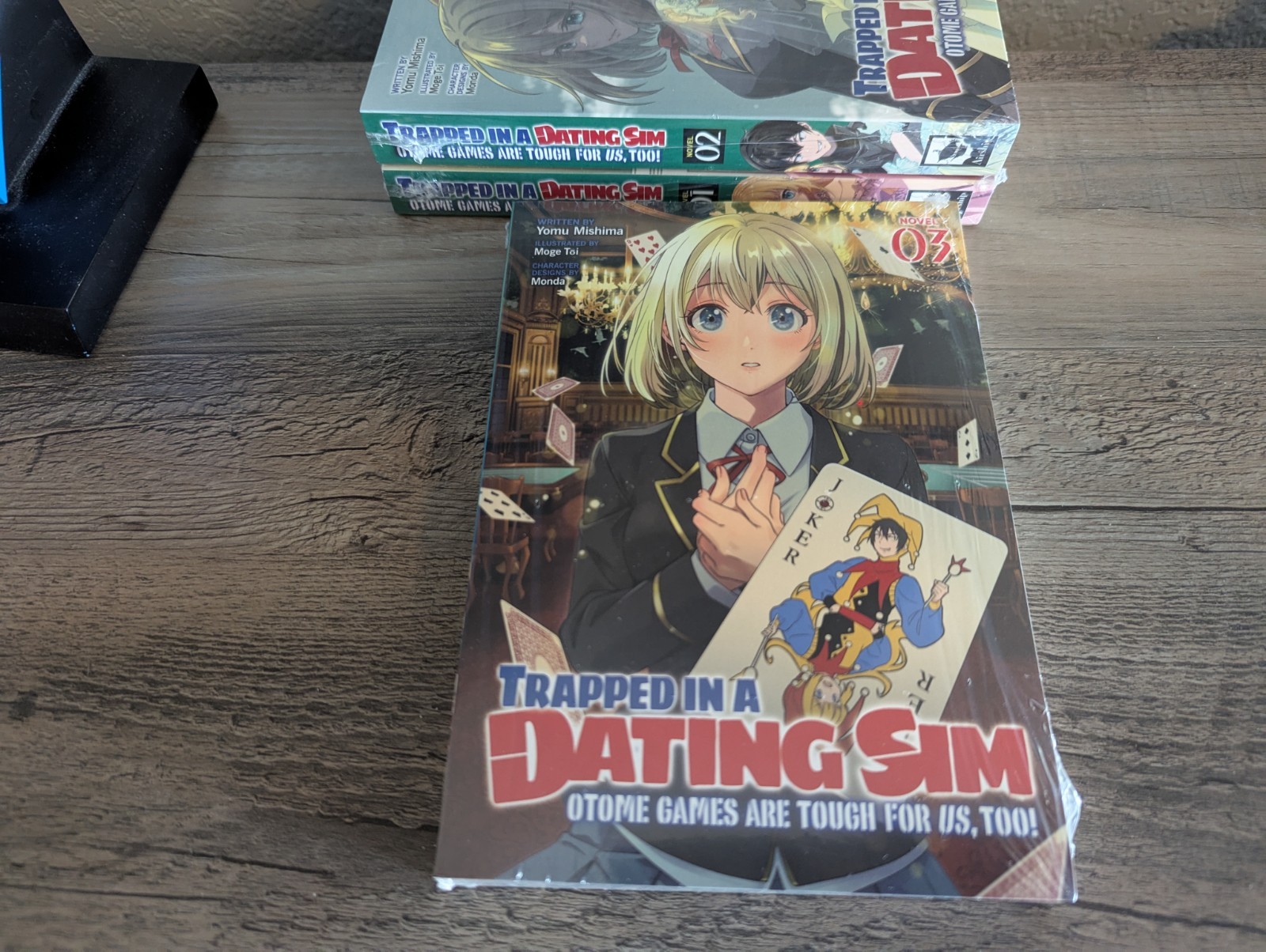 Trapped in a Dating Sim: Otome Games Are Tough For Us, Too! Vol 1-3 Novel Set