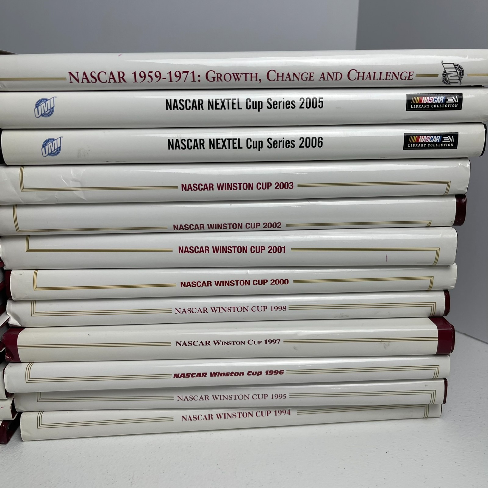 Massive Lot of Nascar Winston Cup and Misc Hardcover Books Collectible VTG (26)