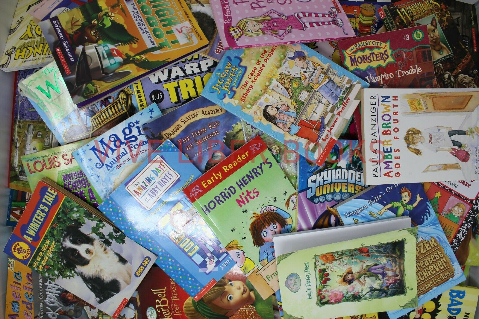 Bulk/Huge Lot of 300 of Children’s Kids Chapter Books – Random – Free Shipping!