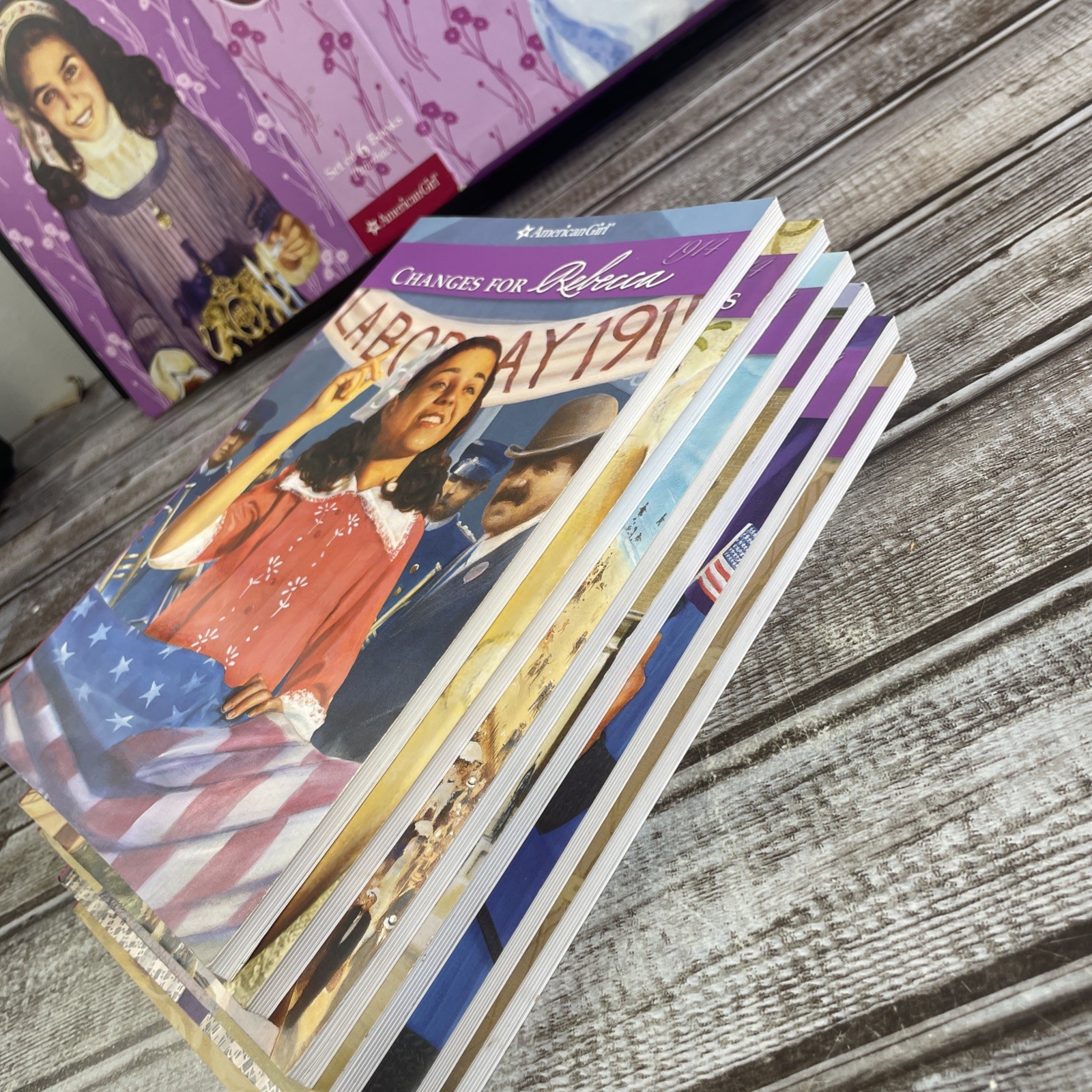American Girl Rebecca 1914 Boxed Set 6 Paperback Books Jacqueline Dembar Greene