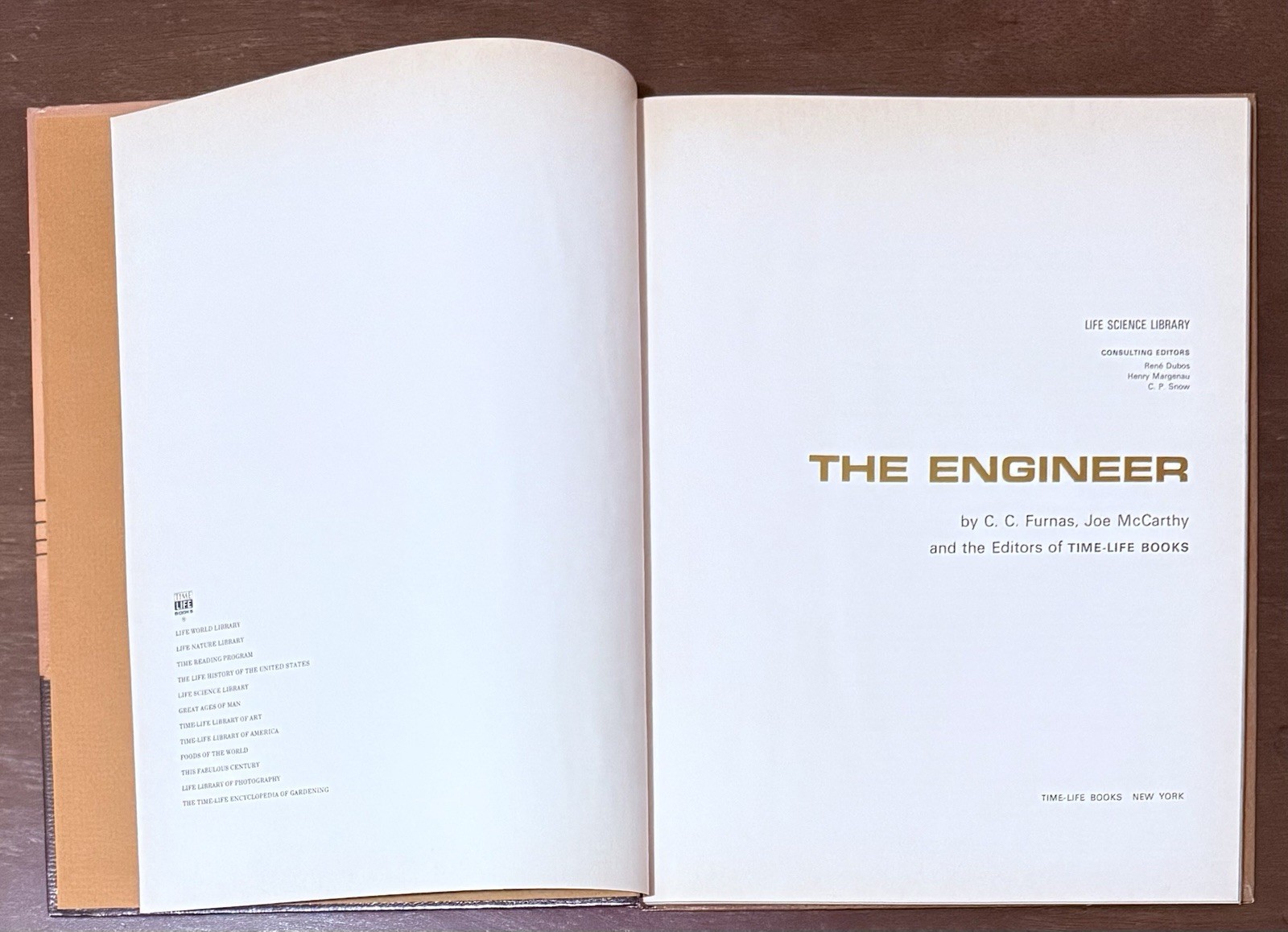 The Engineer by C.C. Furnas & Joe McCarthy, Time Life Science Library. Look Pics