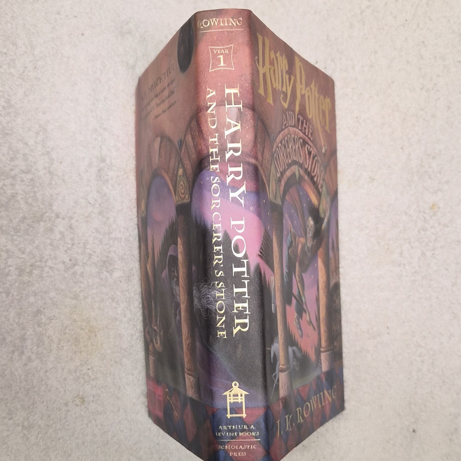 original U.S. hardcover editions of Harry Potter by J.K. Rowling