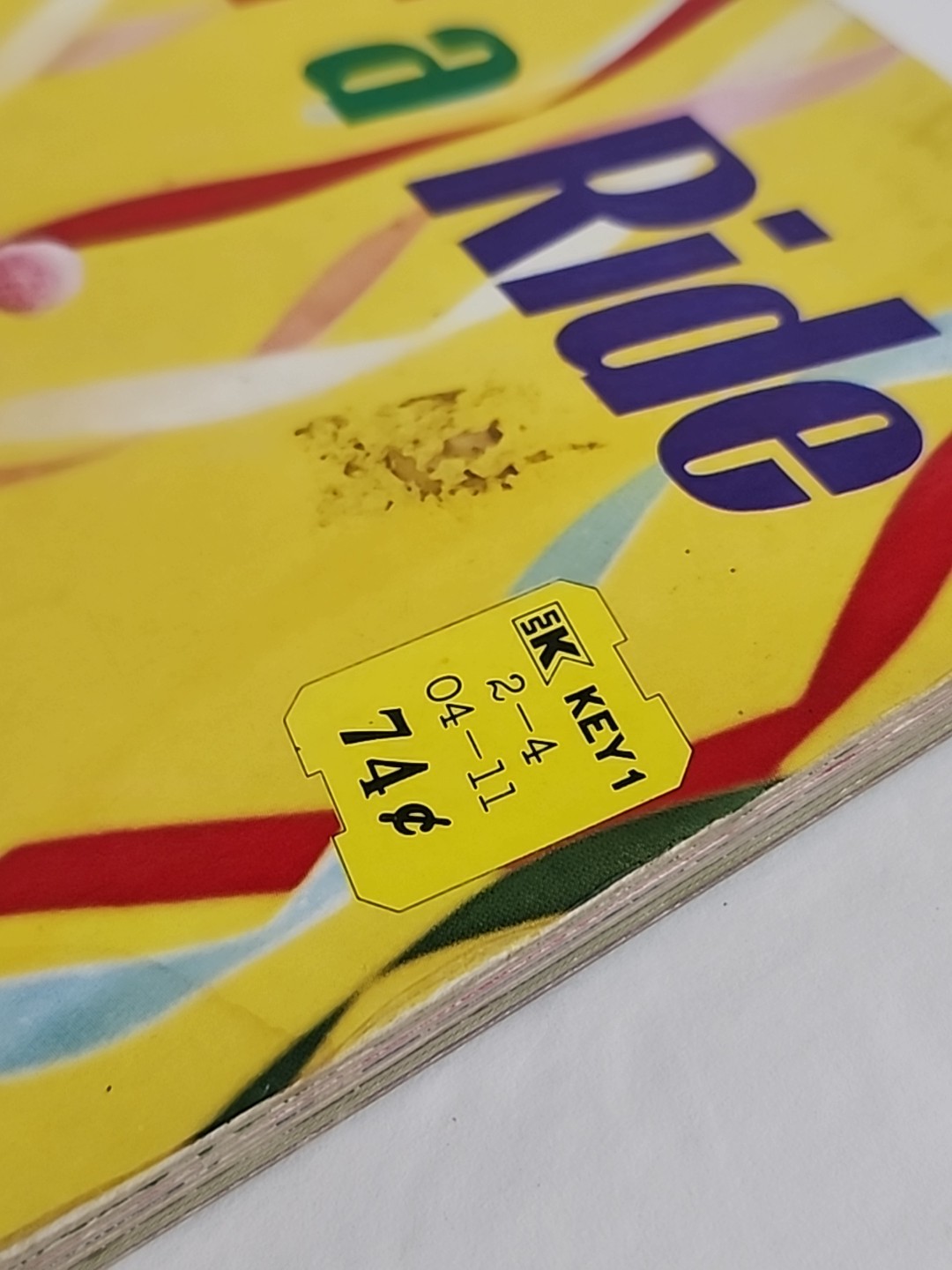 Vintage 1973 Froebel-Kan OFF FOR A RIDE 1st Edition Board Book Toys