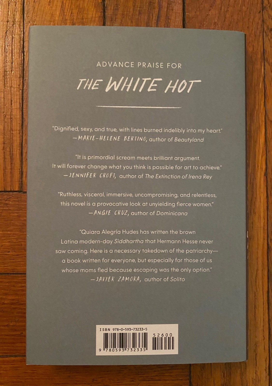 The White Hot | Quiara Alegria Hudes | 2025 | Hardcover | First Ed | SIGNED!