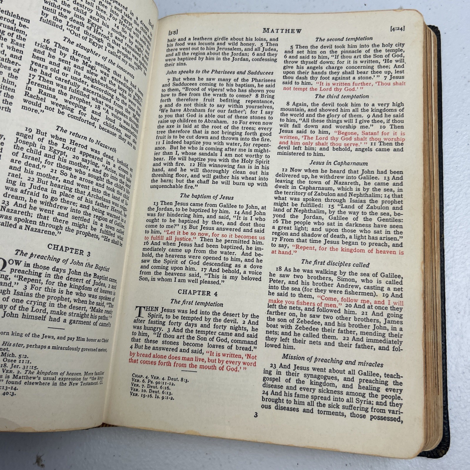 The New Testament Holy Land Edition 1952 Illustrated Catholic Press
