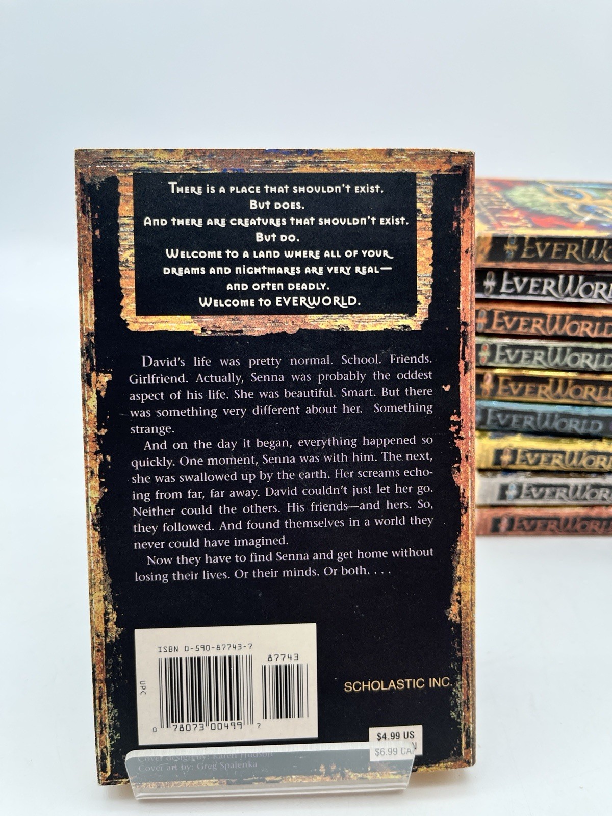 K.A. Applegate Everworld Book Lot 1-7 & 9-11 PB Set 10 Fantasy YA Novels