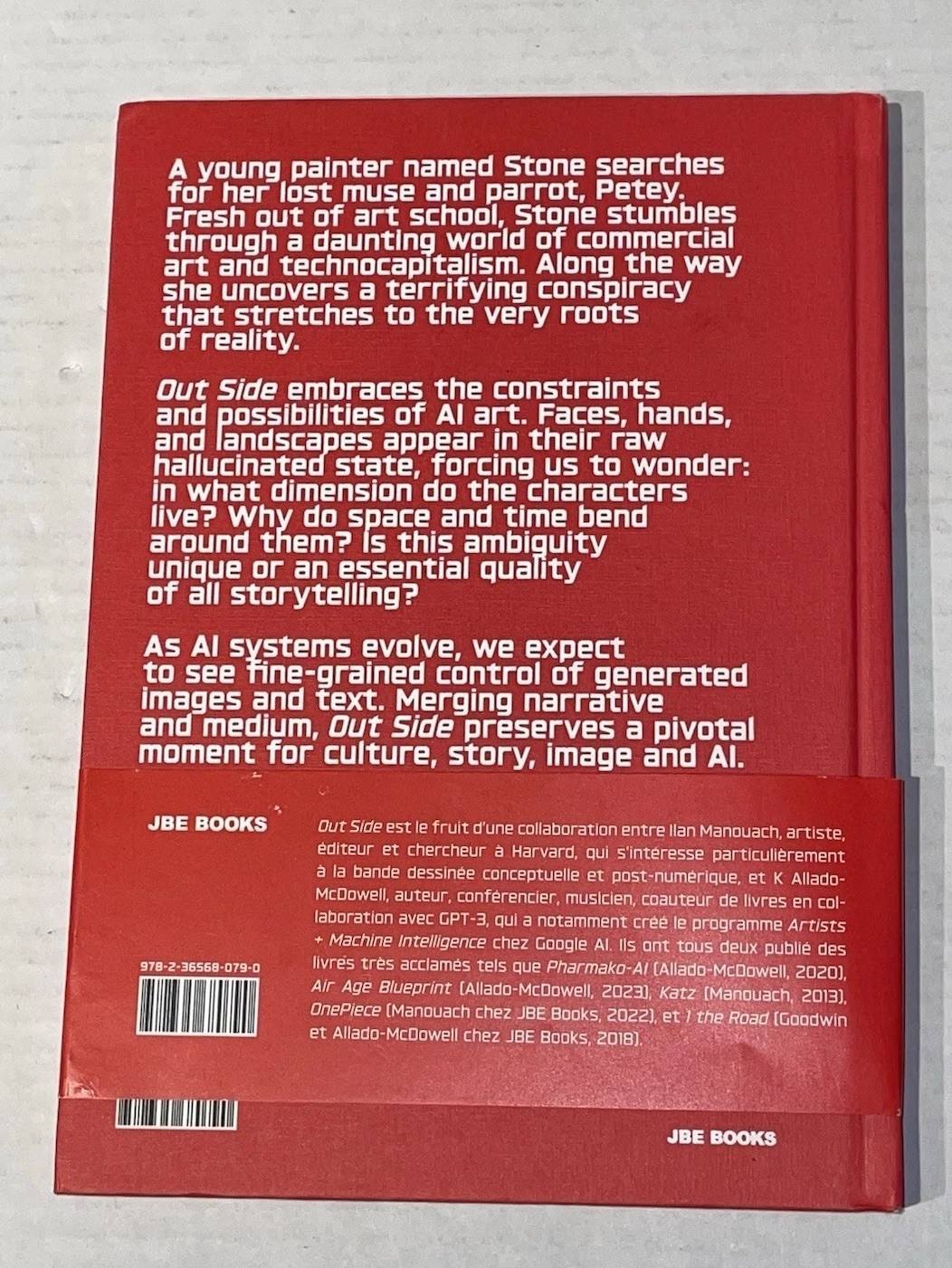 OutSide: Between Art and Hallucination by K Allado-McDowell 2023 HC Excellent
