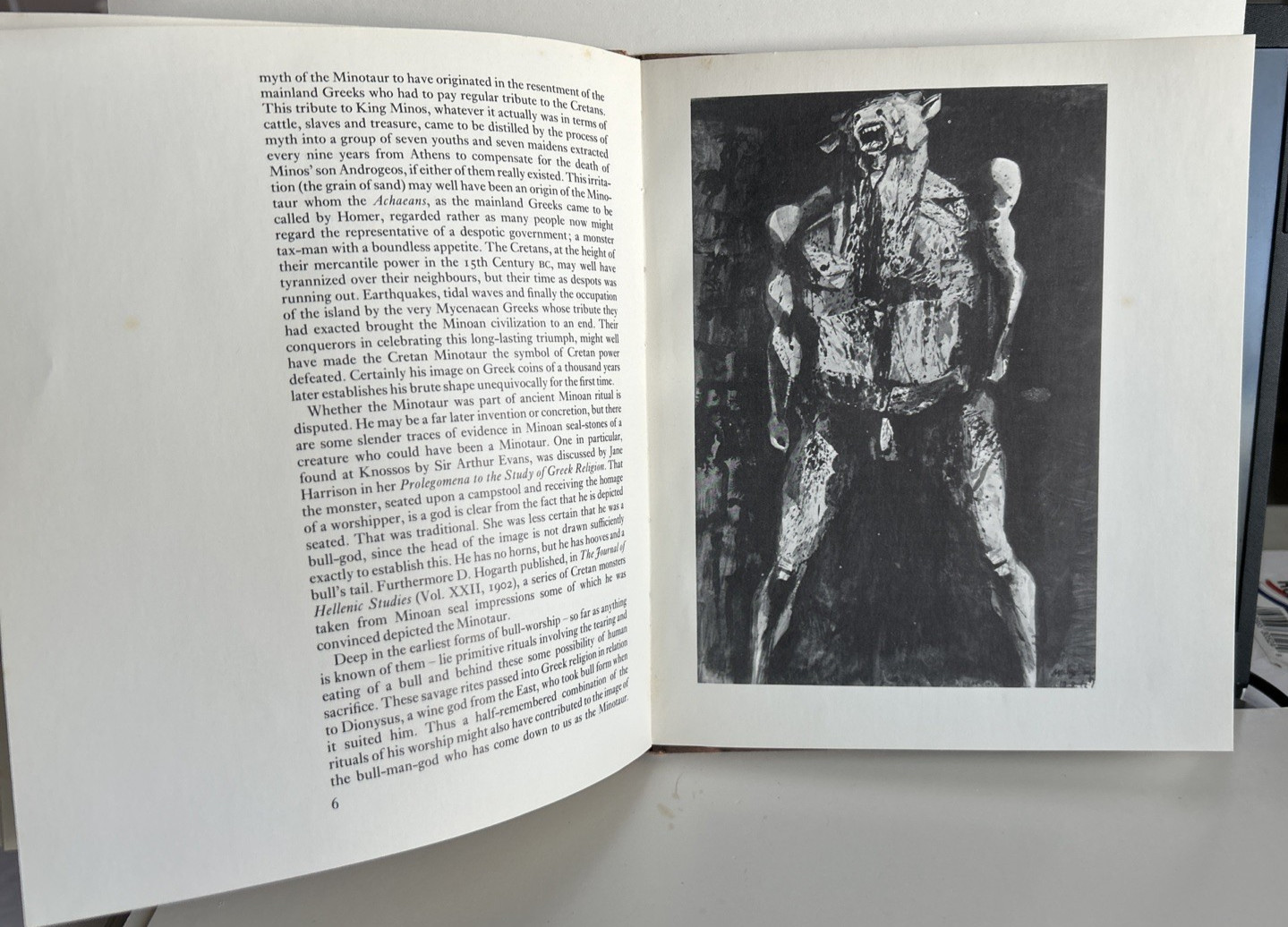 The Minotaur Michae Ayrton Privately Published Genevieve Restaurant London