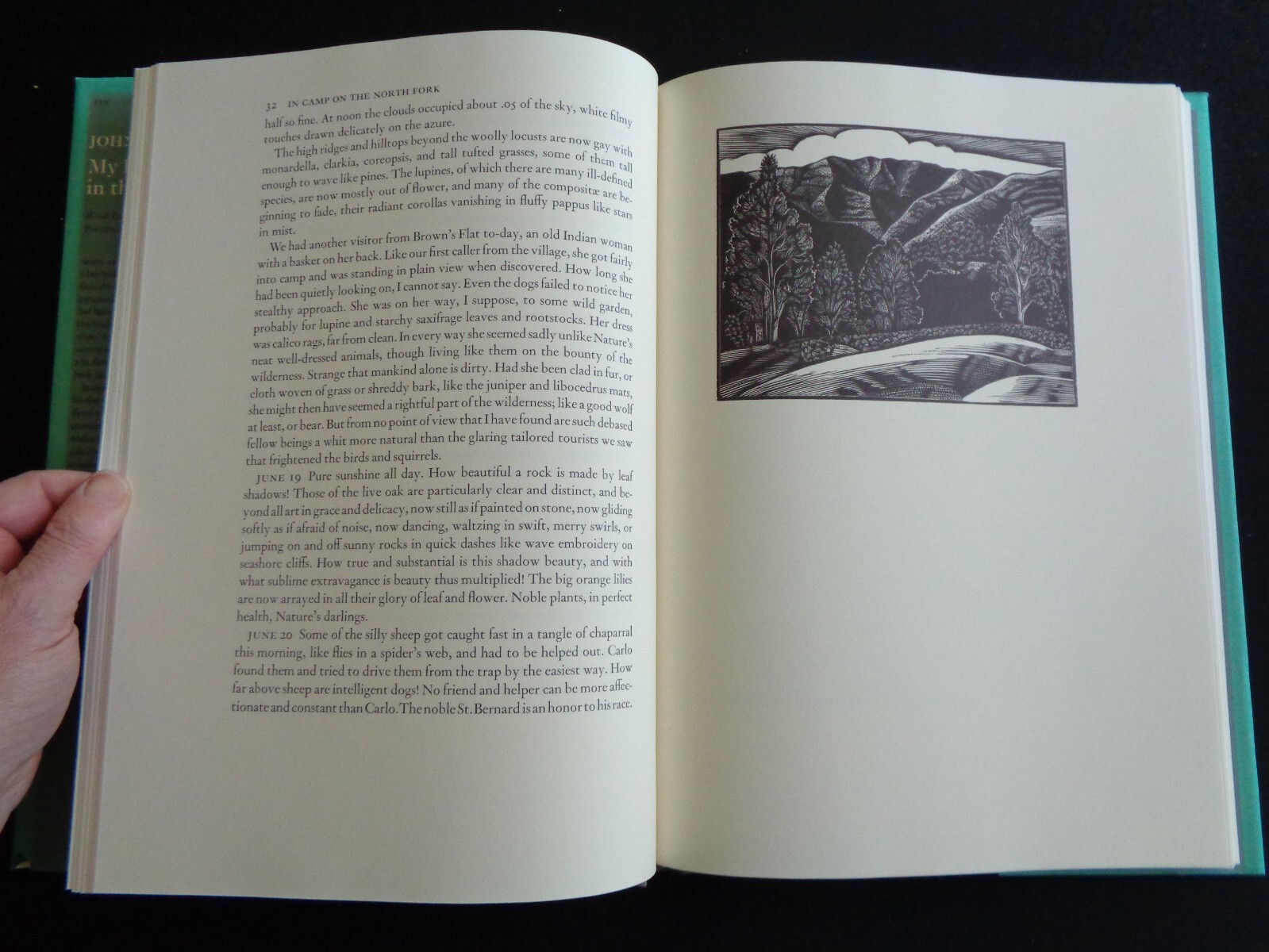 John Muir My First Summer in the Sierra 1988 Wood Engravings by Michael McCurdy