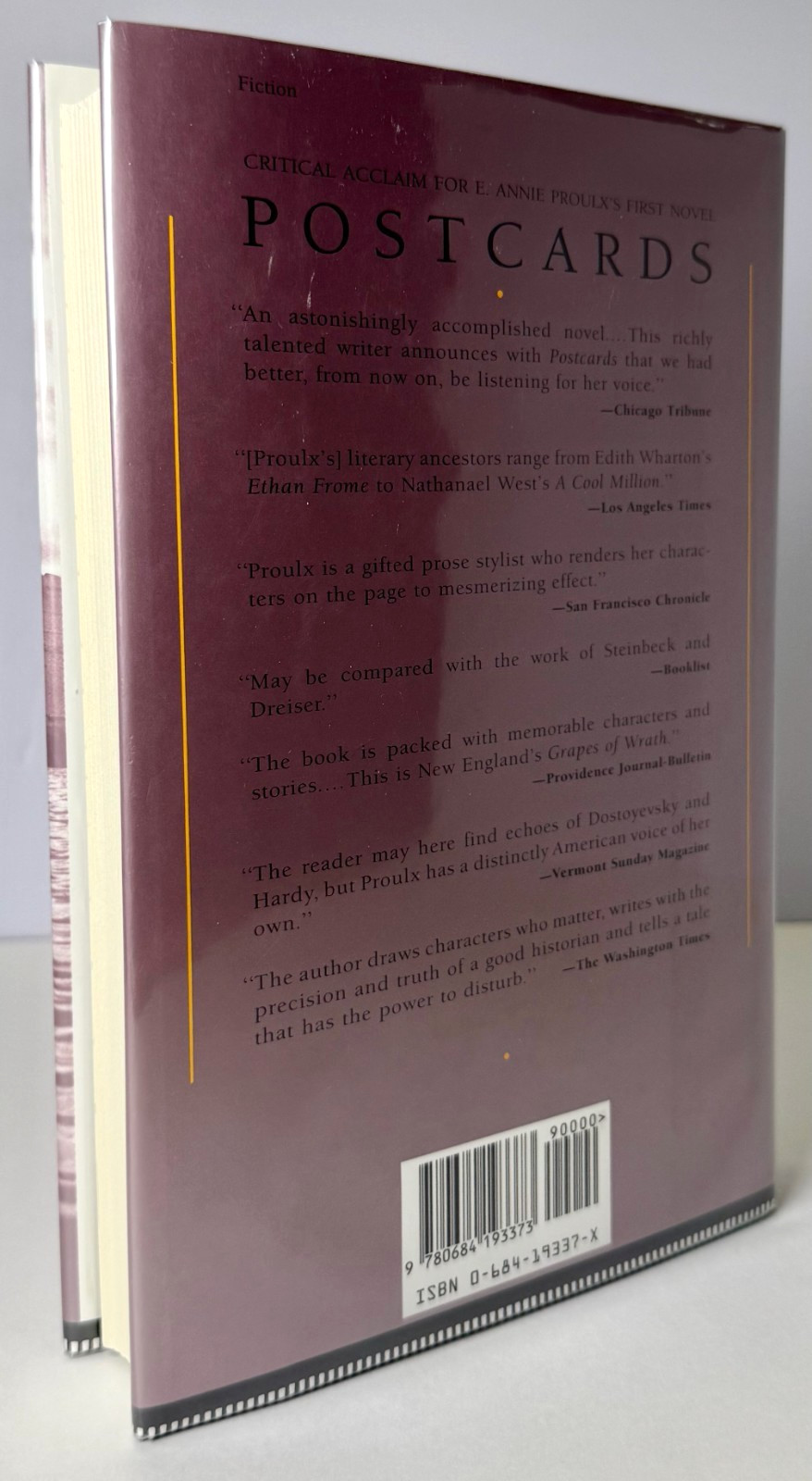 The Shipping News (Pulitzer) Annie Proulx 1993 HCDJ 3rd print w Mylar, Fine
