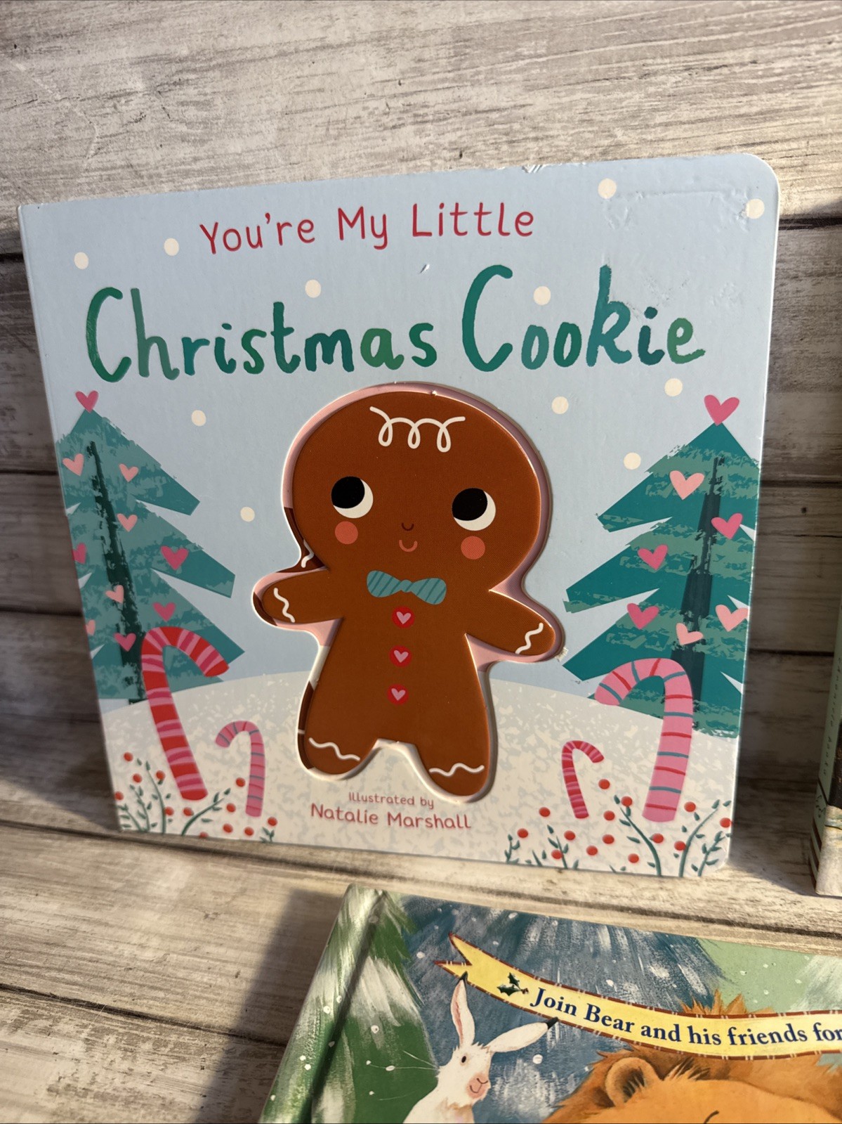 NEW! Lot Of 3 Christmas Touch Feel Experience Books Christmas Cookie + 2 More
