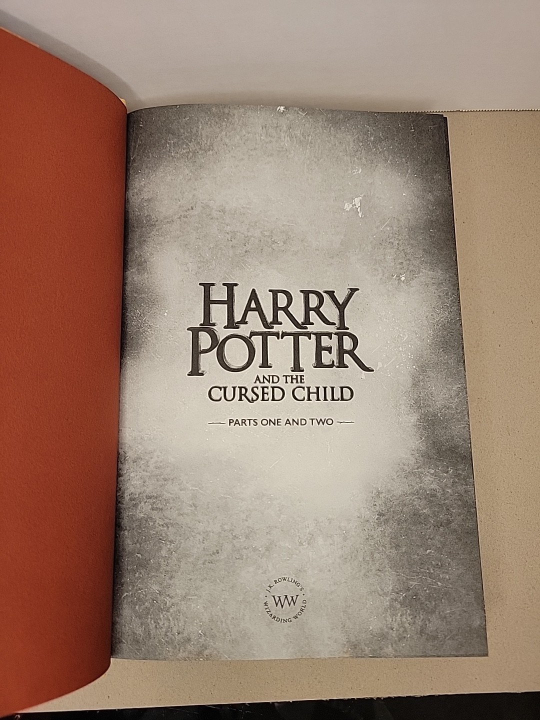 Harry Potter and the Cursed Child Parts One and Two (Special Rehearsal…
