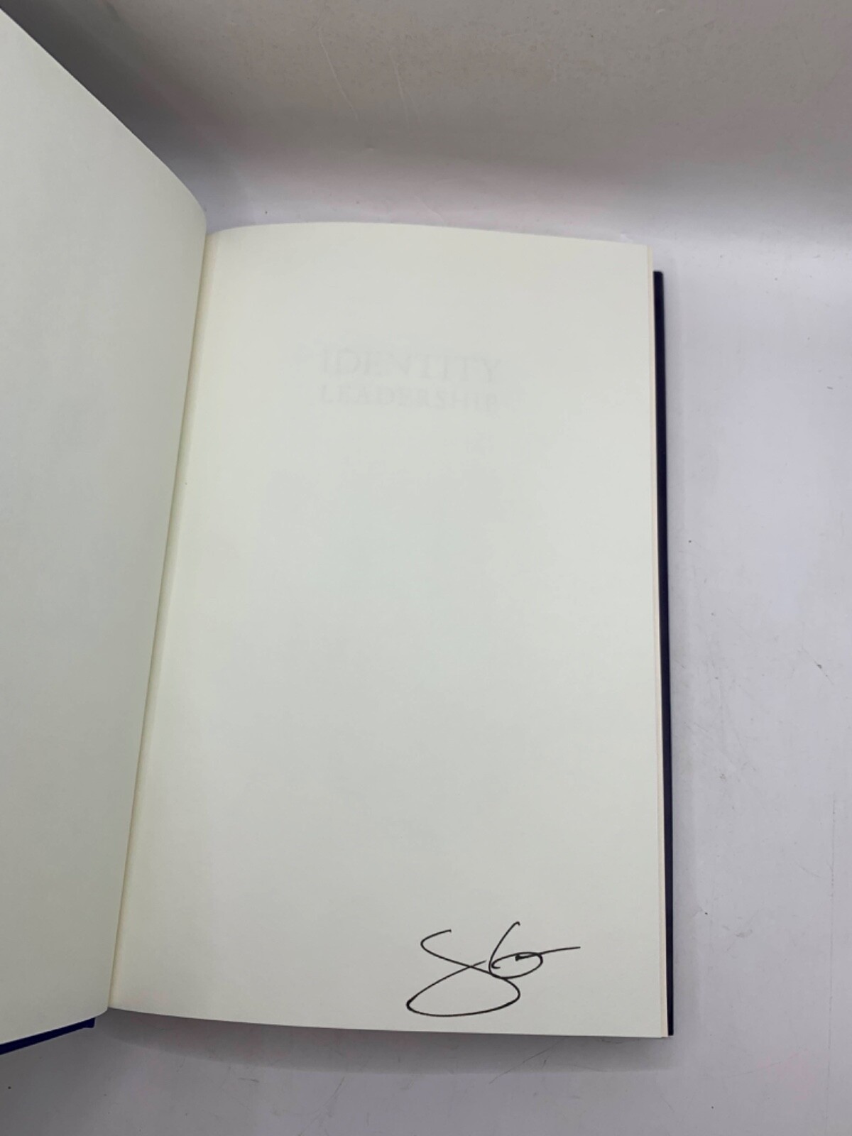 Identity Leadership by Stedman Graham SIGNED 1st Edition Hardcover