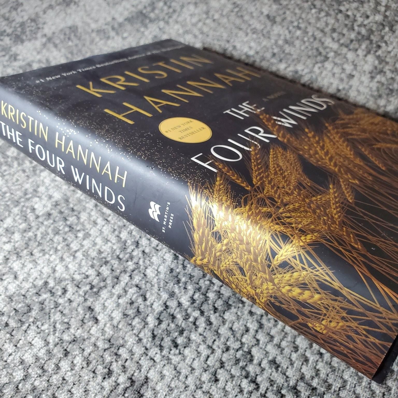 The Four Winds Kristin Hannah 2021 Historical Fiction Hardcover Book HCDJ