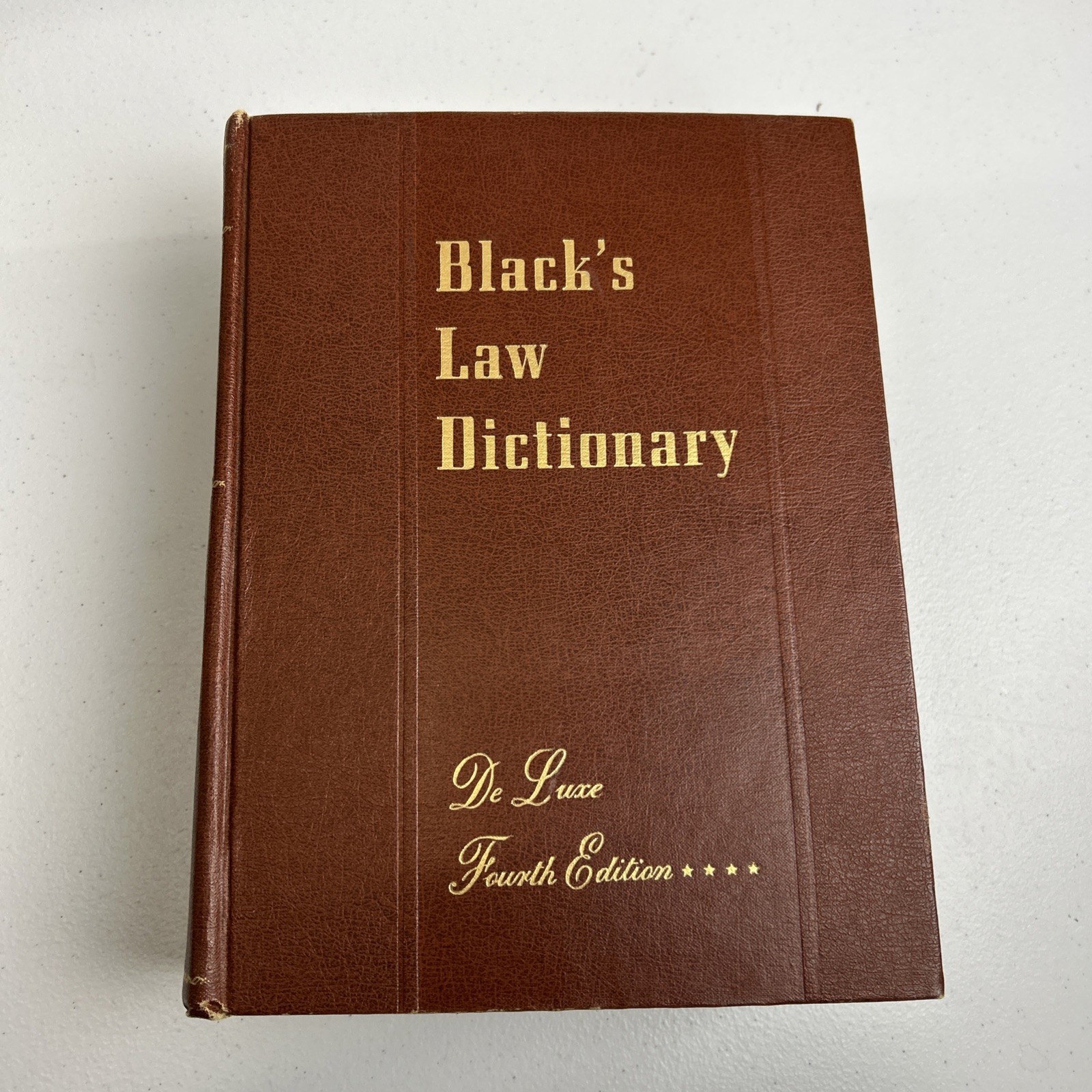 Black’s Law Dictionary De Luxe 4th Edition 1957 Guide Pronunciation Henry Black