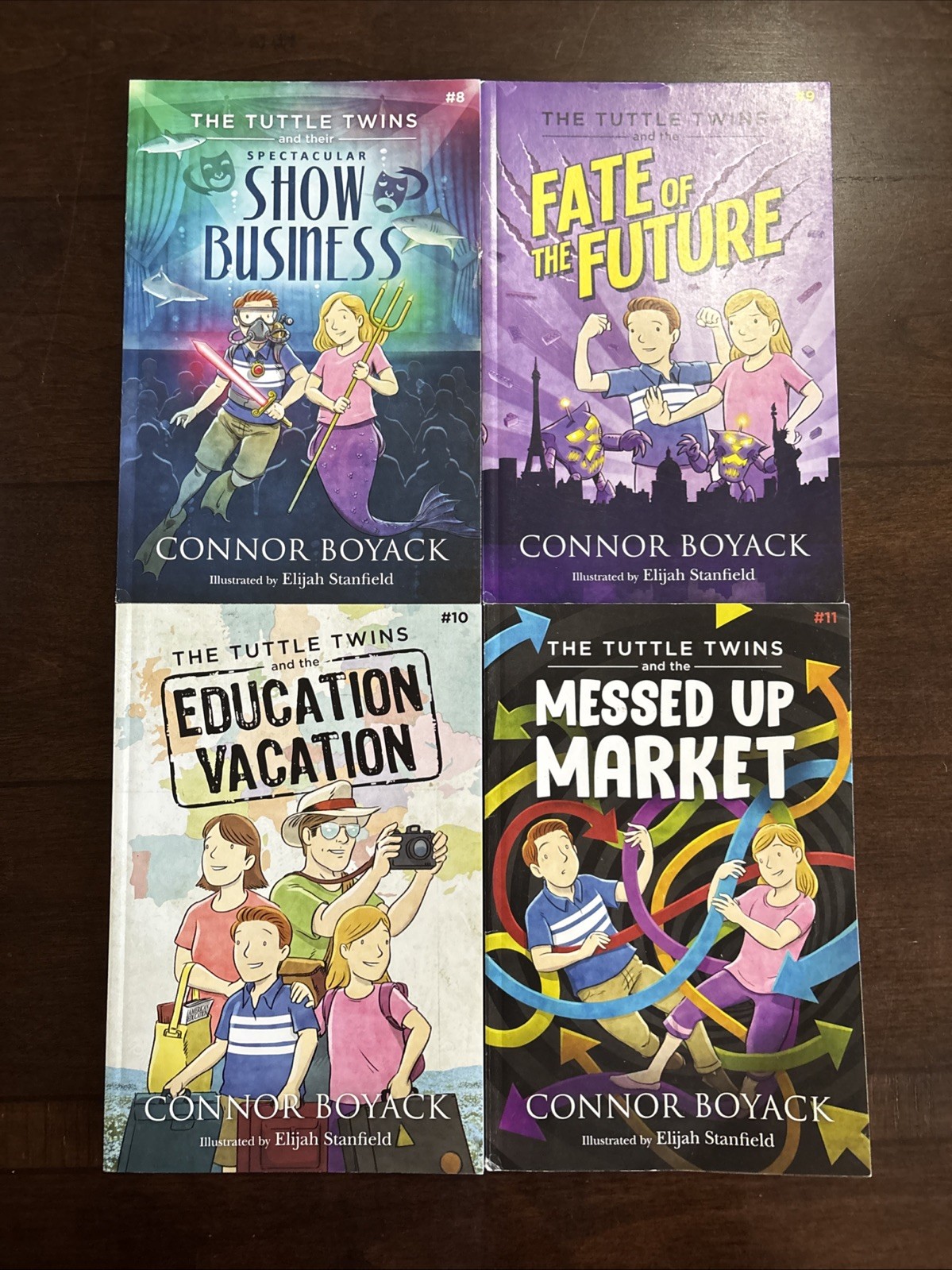 Lot 12 Tuttle Twins Vol. 1-11 + Lemonade Stand Connor Boyack Paperback Most VG