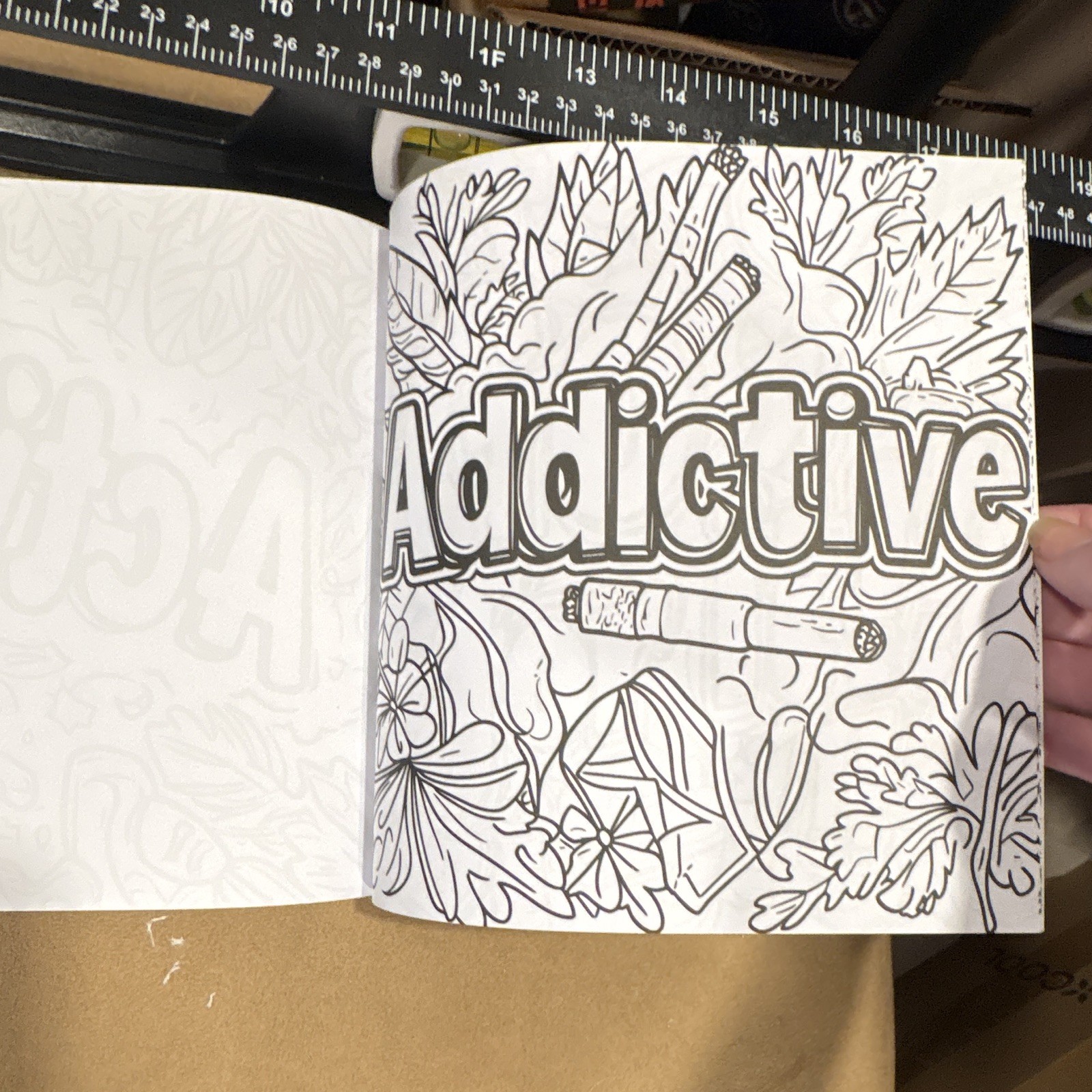 Adult Coloring Books STONER Adult Coloring Book Paperback Cannabis English