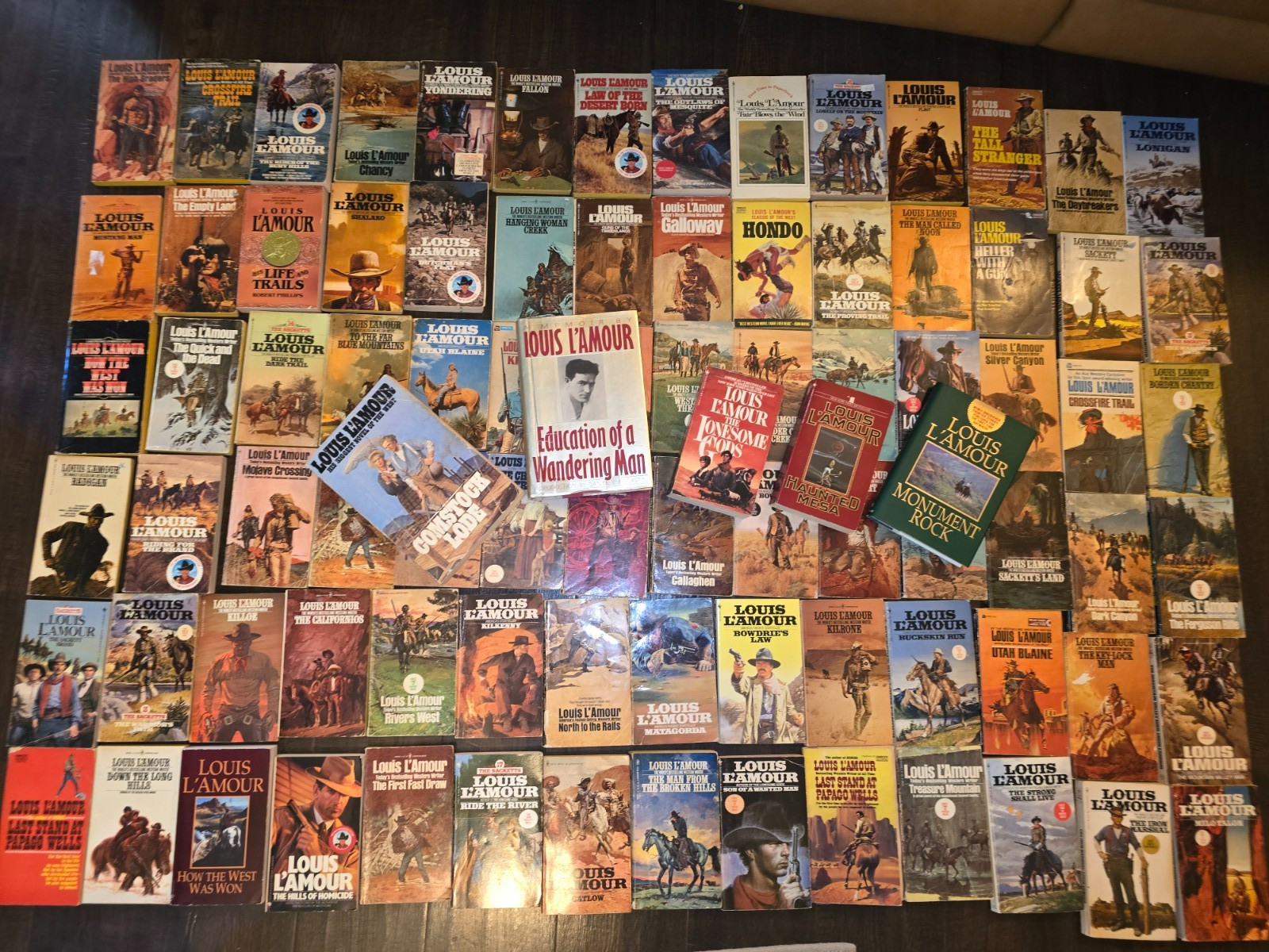 80 + Louis L’Amour Lot Of Vintage PB Paperback Books Book Lot Western