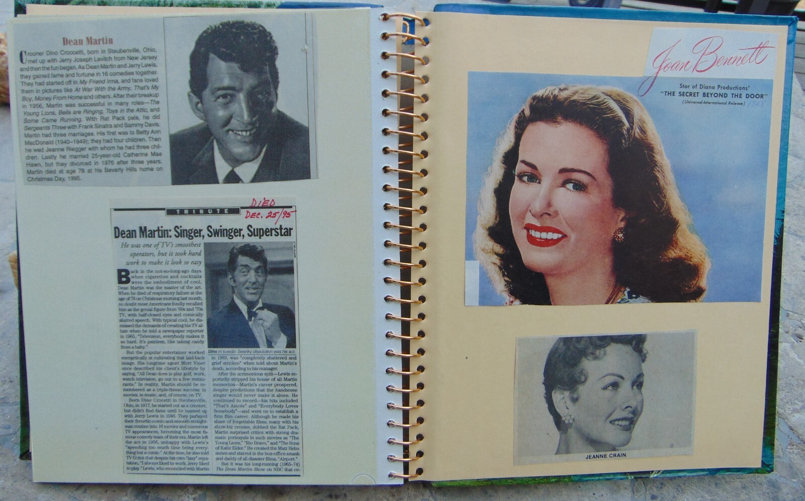 MUSICALS & SINGERS ~BOOK OF MEMORABILIA ~PICTURES & STORIES ~ 18 TOTAL PAGES