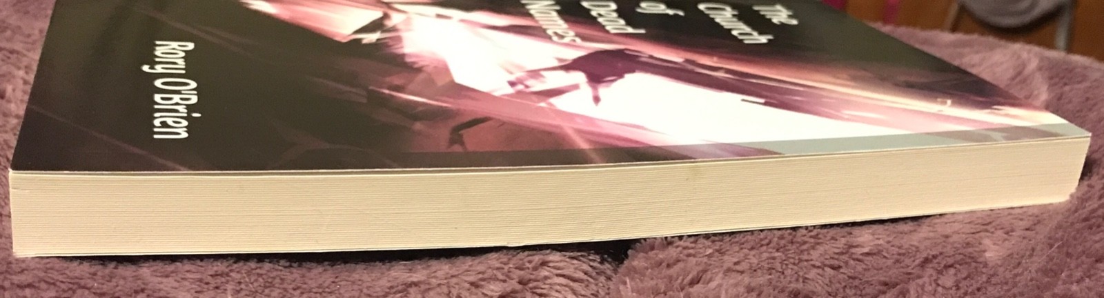 The Church of Dead Names Rory O’Brien autographed sci-fi horror paperback 2024