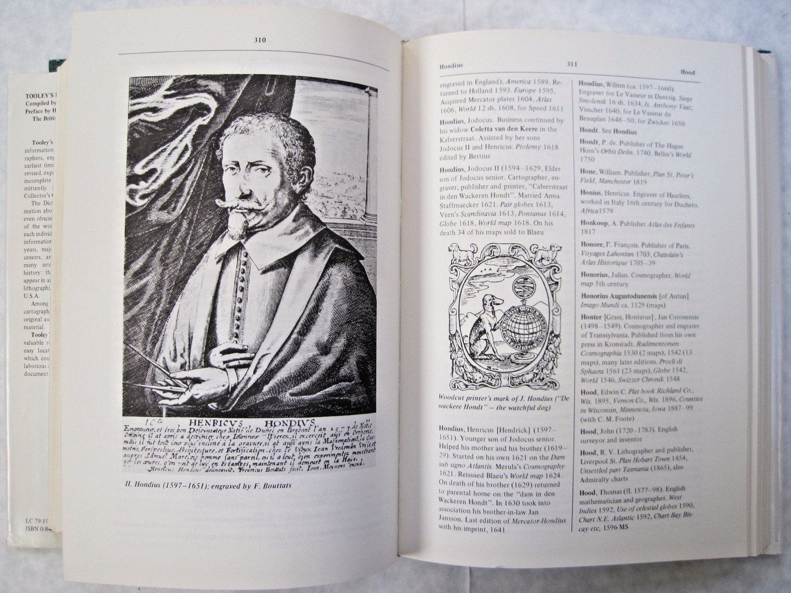 Tooley’s Dictionary of Mapmakers by R.V. Tooley