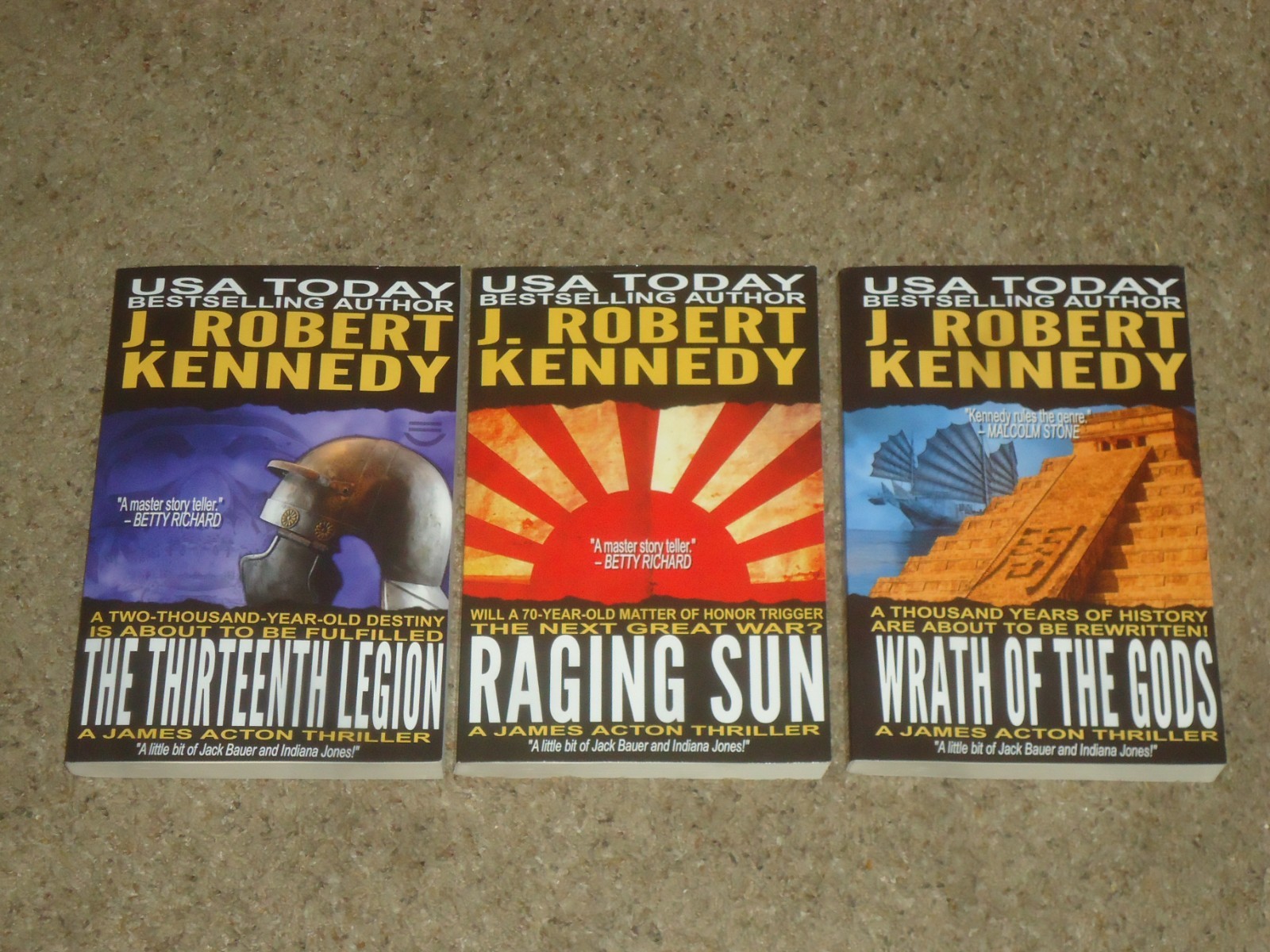 Lot 15 Action Thrillers J. Robert Kennedy James Acton Delta Force Unleashed Temp