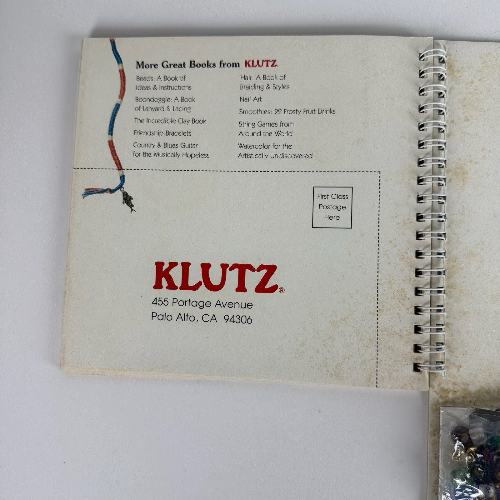 1998 Hair Wraps By Anne Akers /Klutz Certified. Accessories Included