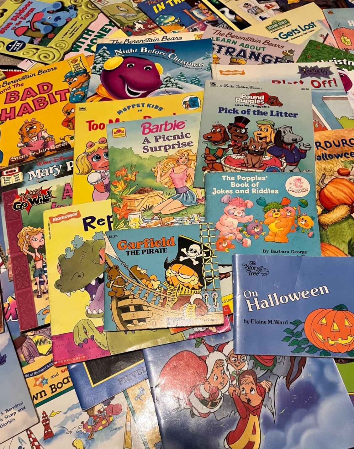 Random Lot of 20 Picture Books For Kids Bernstein Bears Vintage to Now