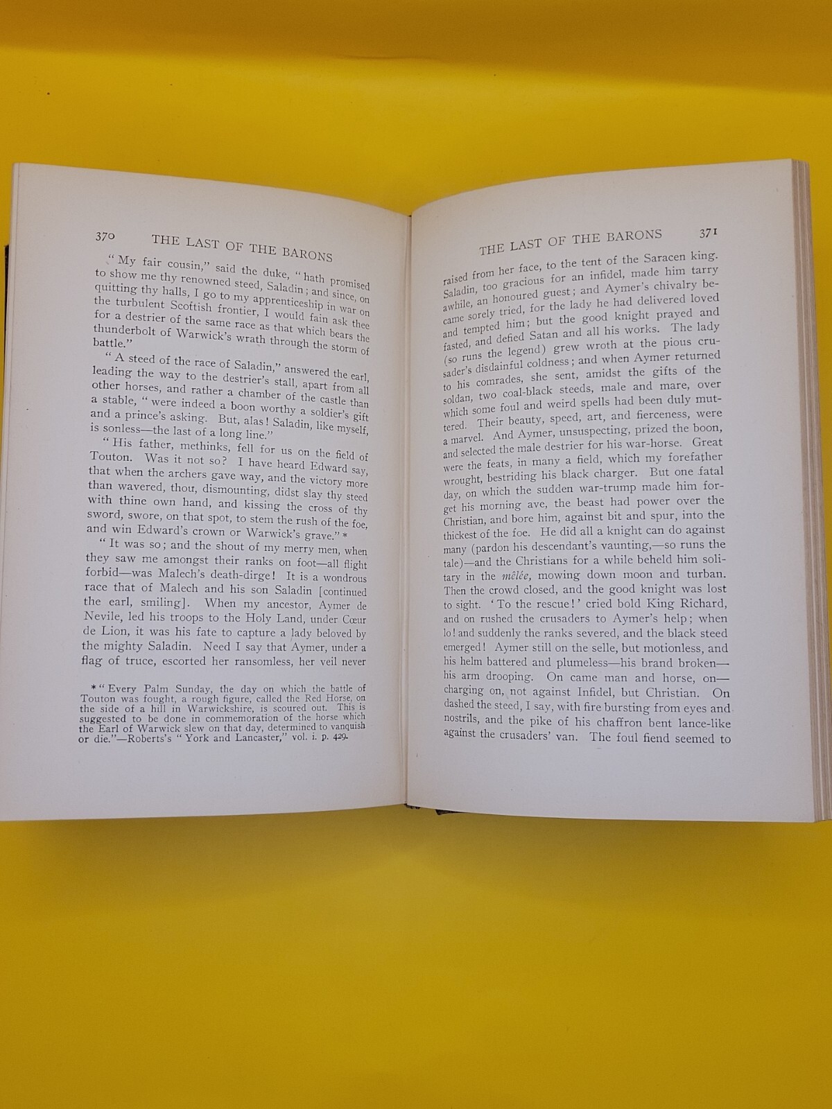 The Last of the Barons by Edward Bulwer Lytton Vol I 1903 Illustrated HC no DJ