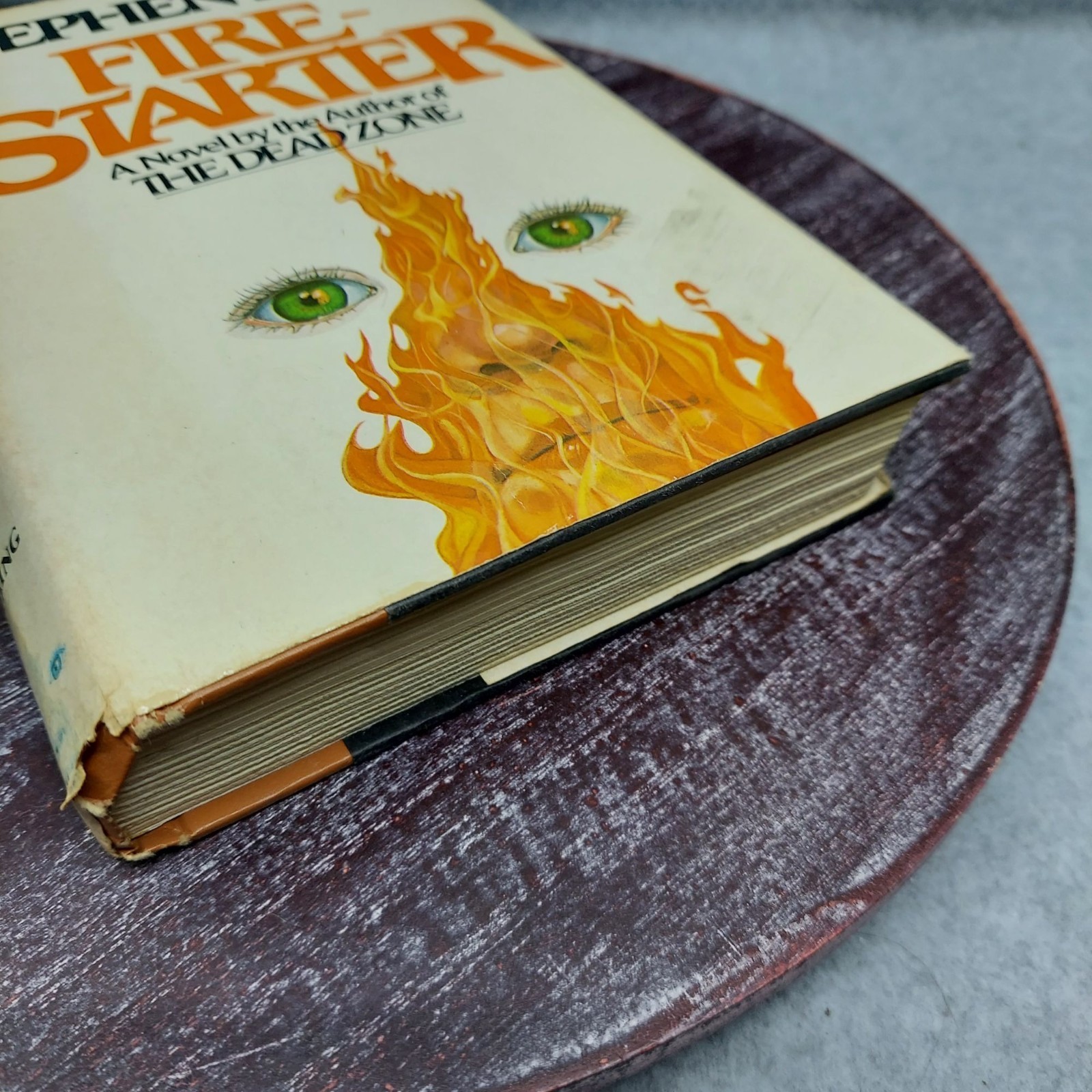Stephen King “Firestarter” Hardcover Novel First Edition 1980 Viking Press Dust