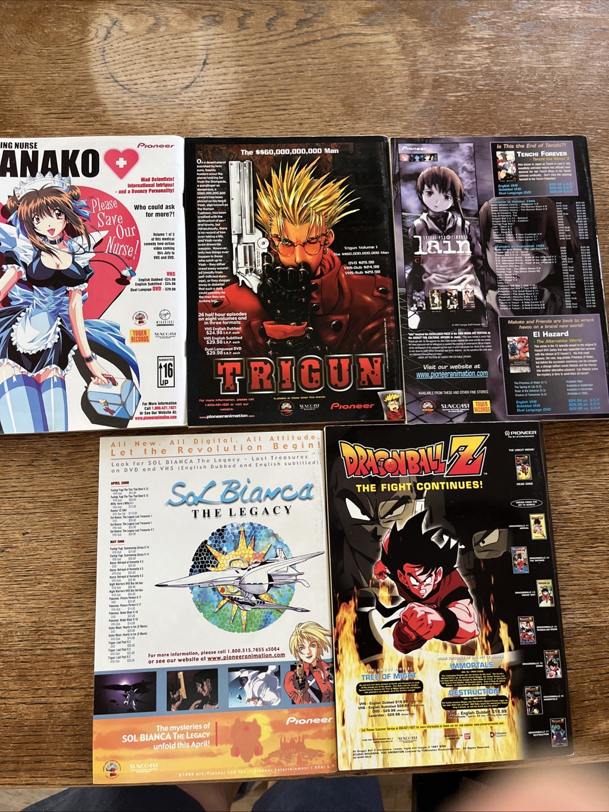 Lot 5 Pulp Magazine Manga for Grownups 1998-2000 Lot W