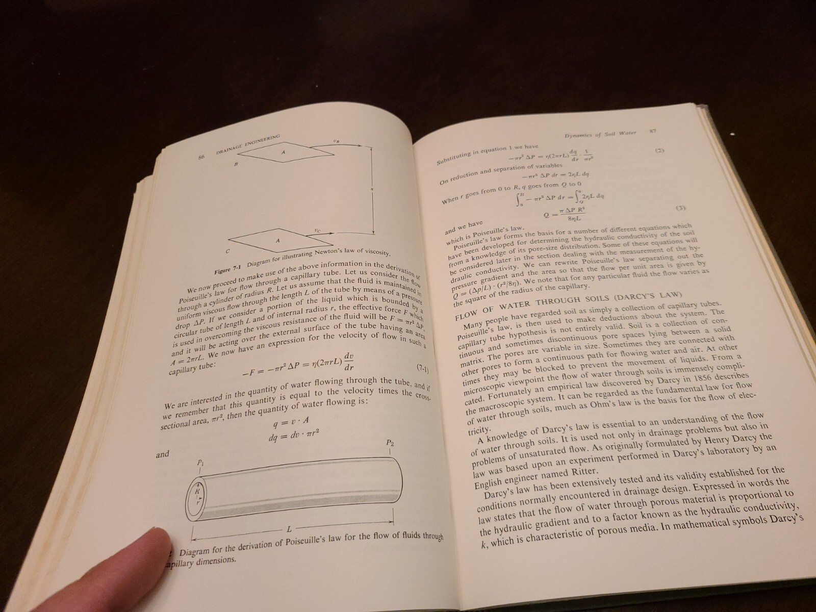 DRAINAGE ENGINEERING By James N. Luthin – Hardcover, 1966, Ex Library