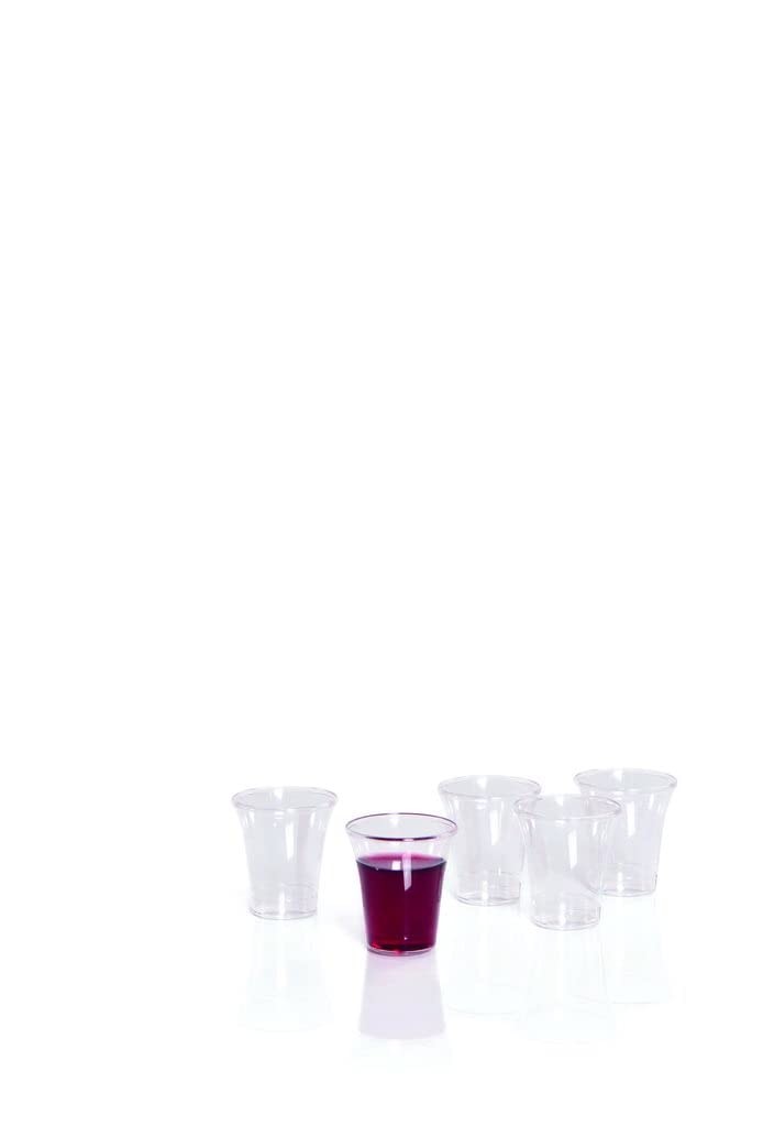 Disposable Recyclable Communion Cups – 1000 Count Plastic Pack